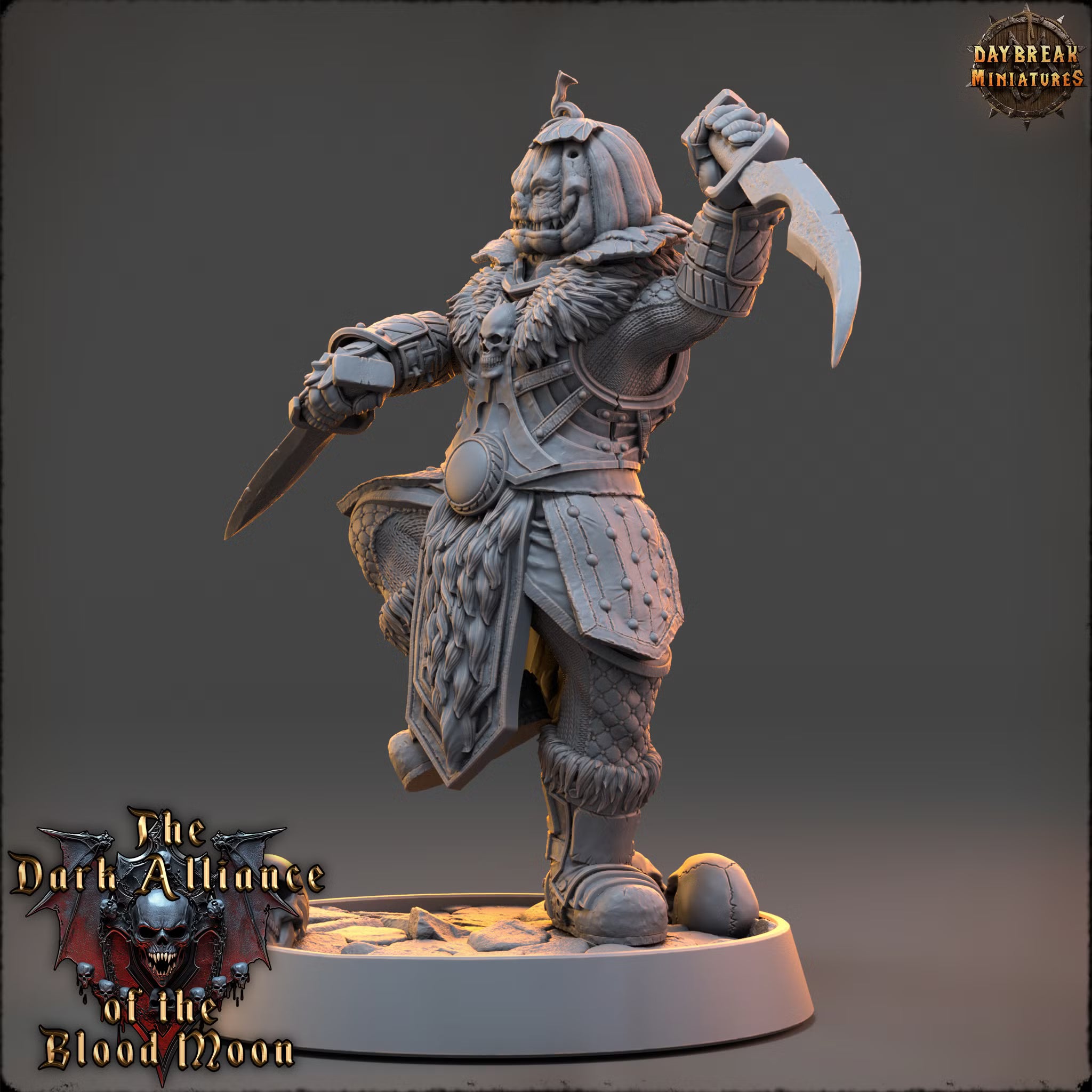 Dark Alliance of the Blood Moon - Ignatius Harrowkin - Daybreak Miniatures — official render 2