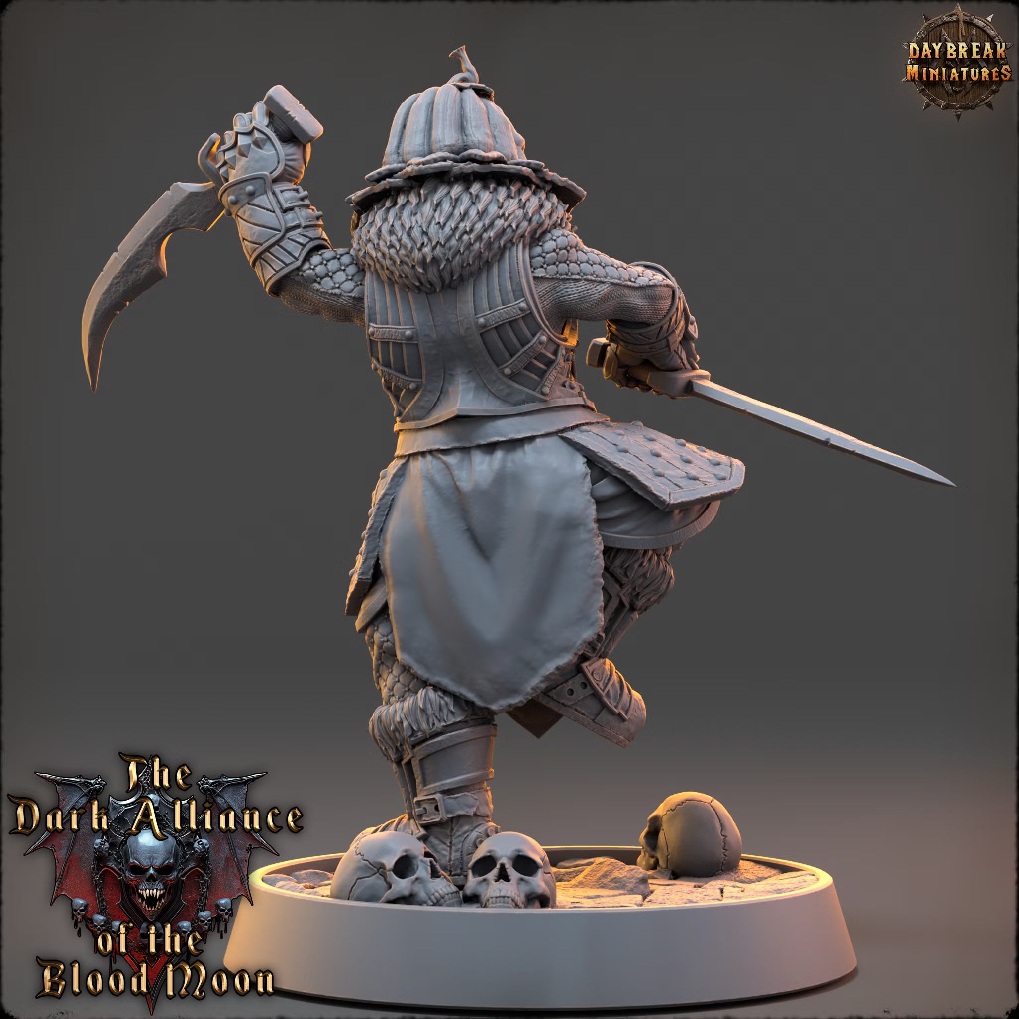 Dark Alliance of the Blood Moon - Ignatius Harrowkin - Daybreak Miniatures — official render 3