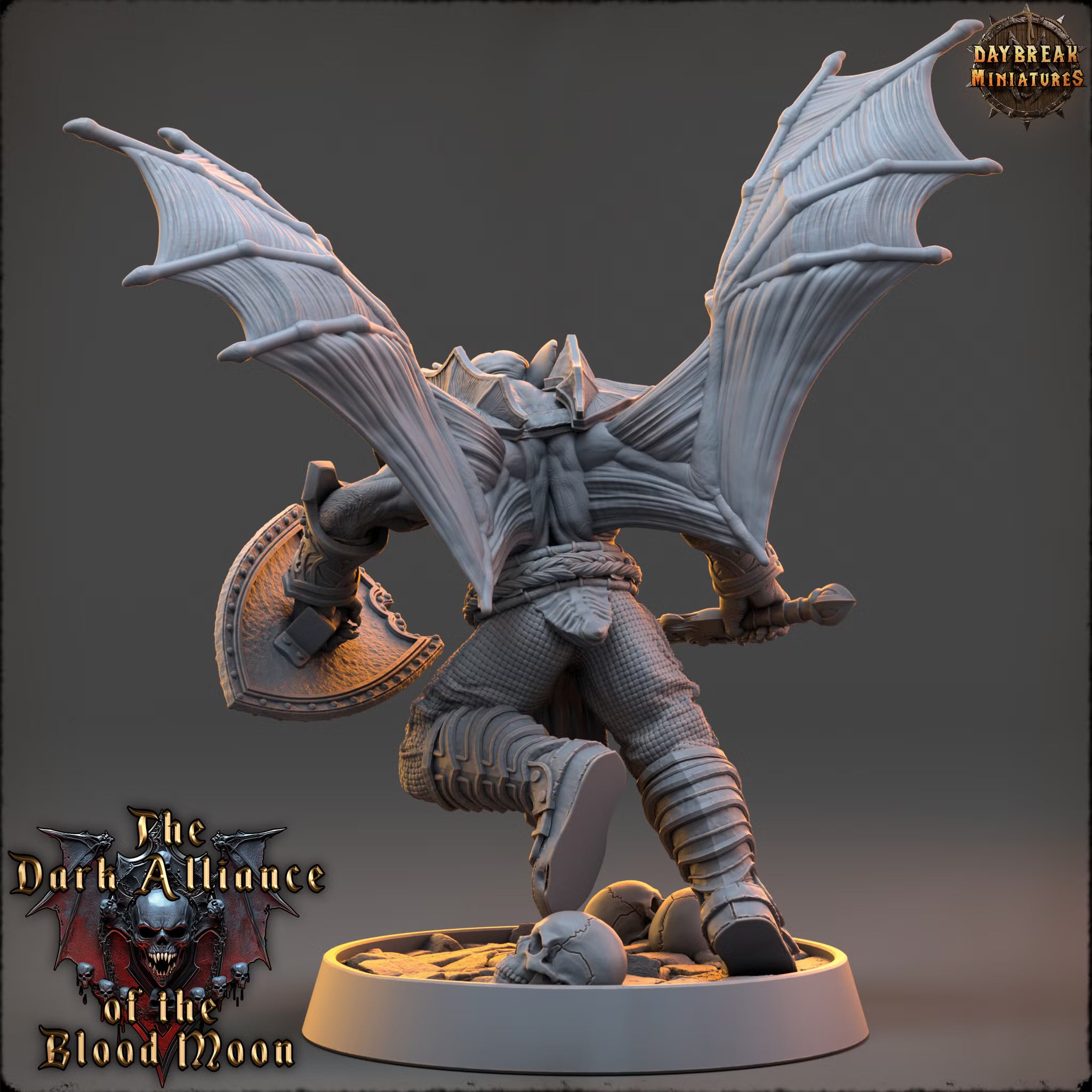 Dark Alliance of the Blood Moon - Mordan Carver - Daybreak Miniatures — official render 3