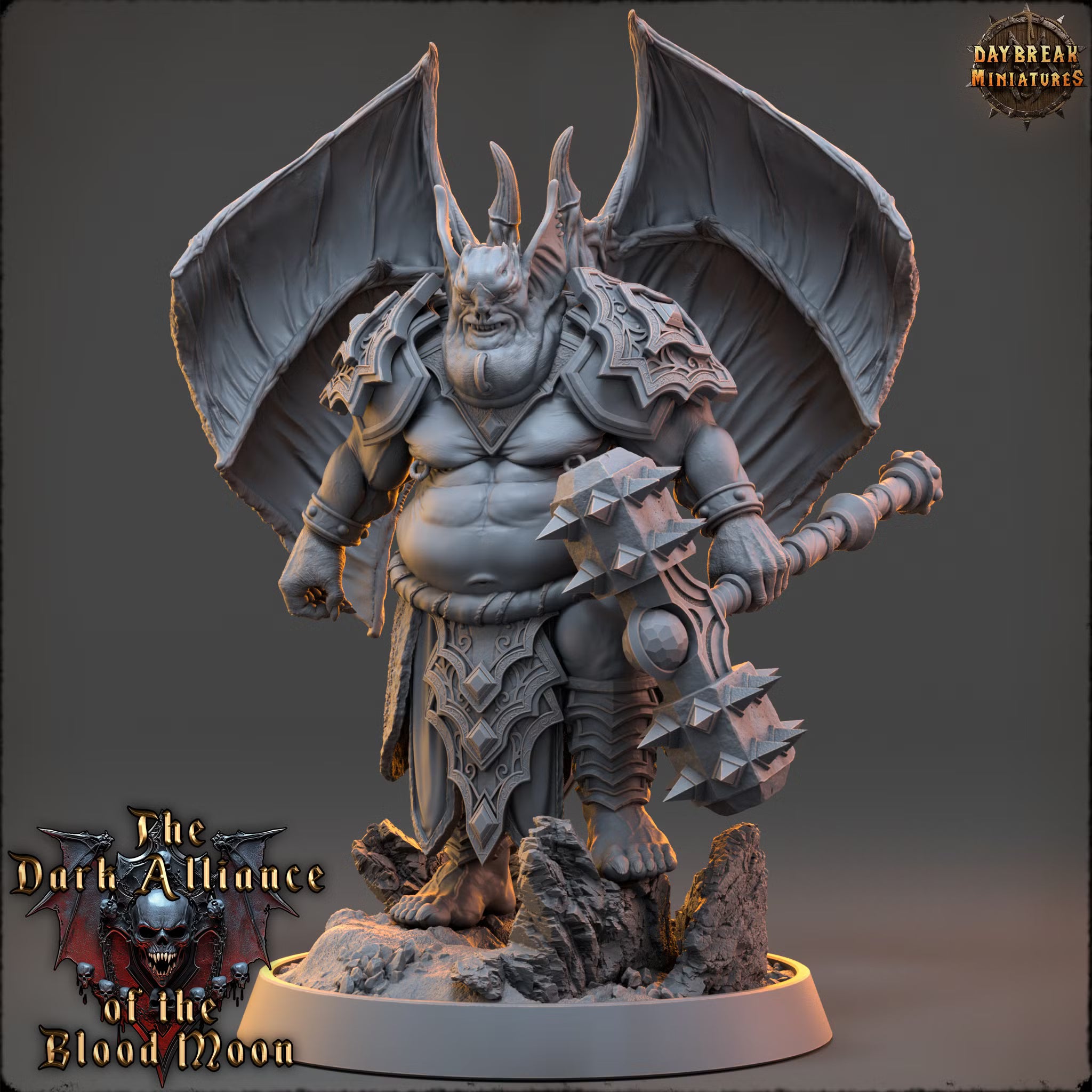 Dark Alliance of the Blood Moon - Nicodemus Gloomcrest - Daybreak Miniatures — official render 1