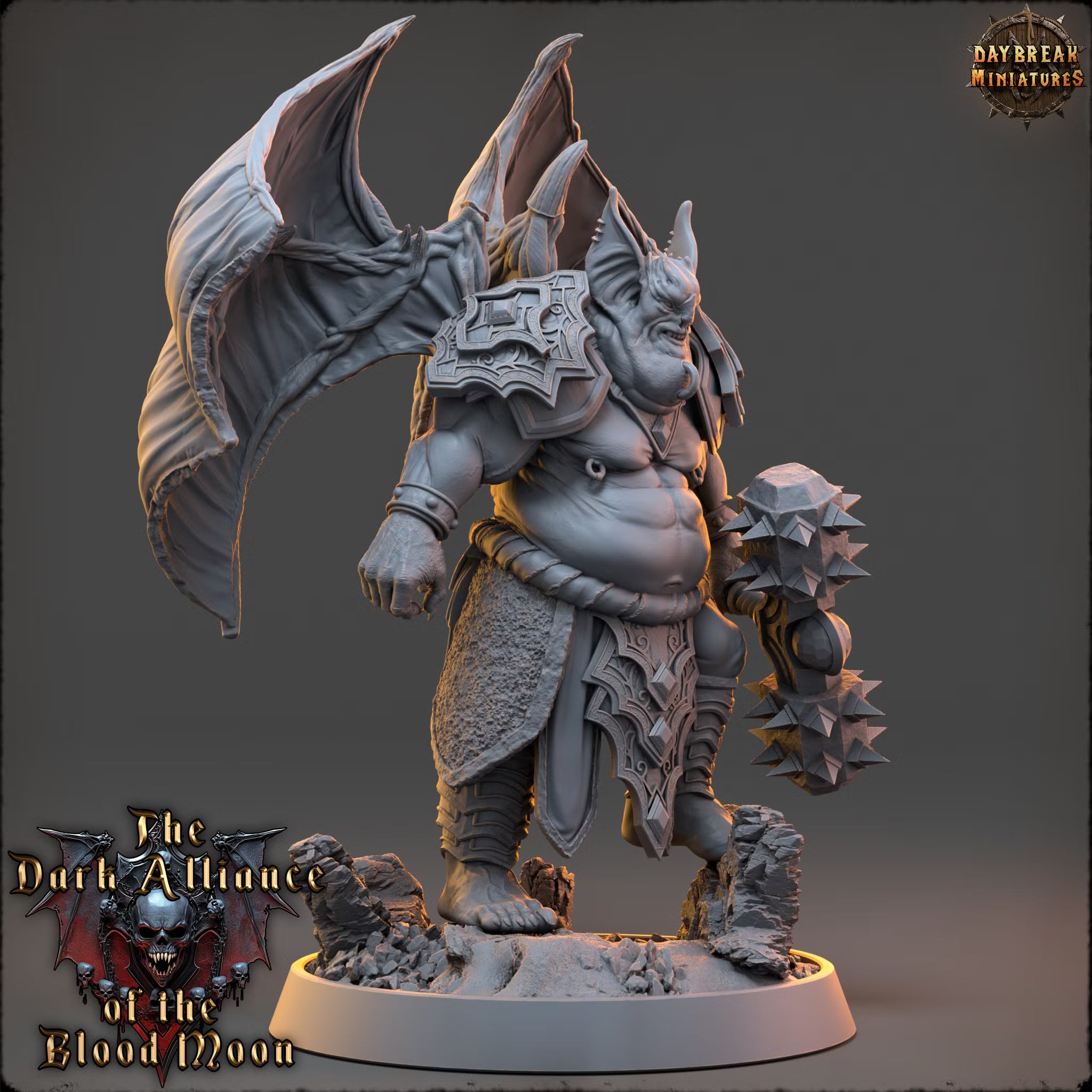 Dark Alliance of the Blood Moon - Nicodemus Gloomcrest - Daybreak Miniatures — official render 2