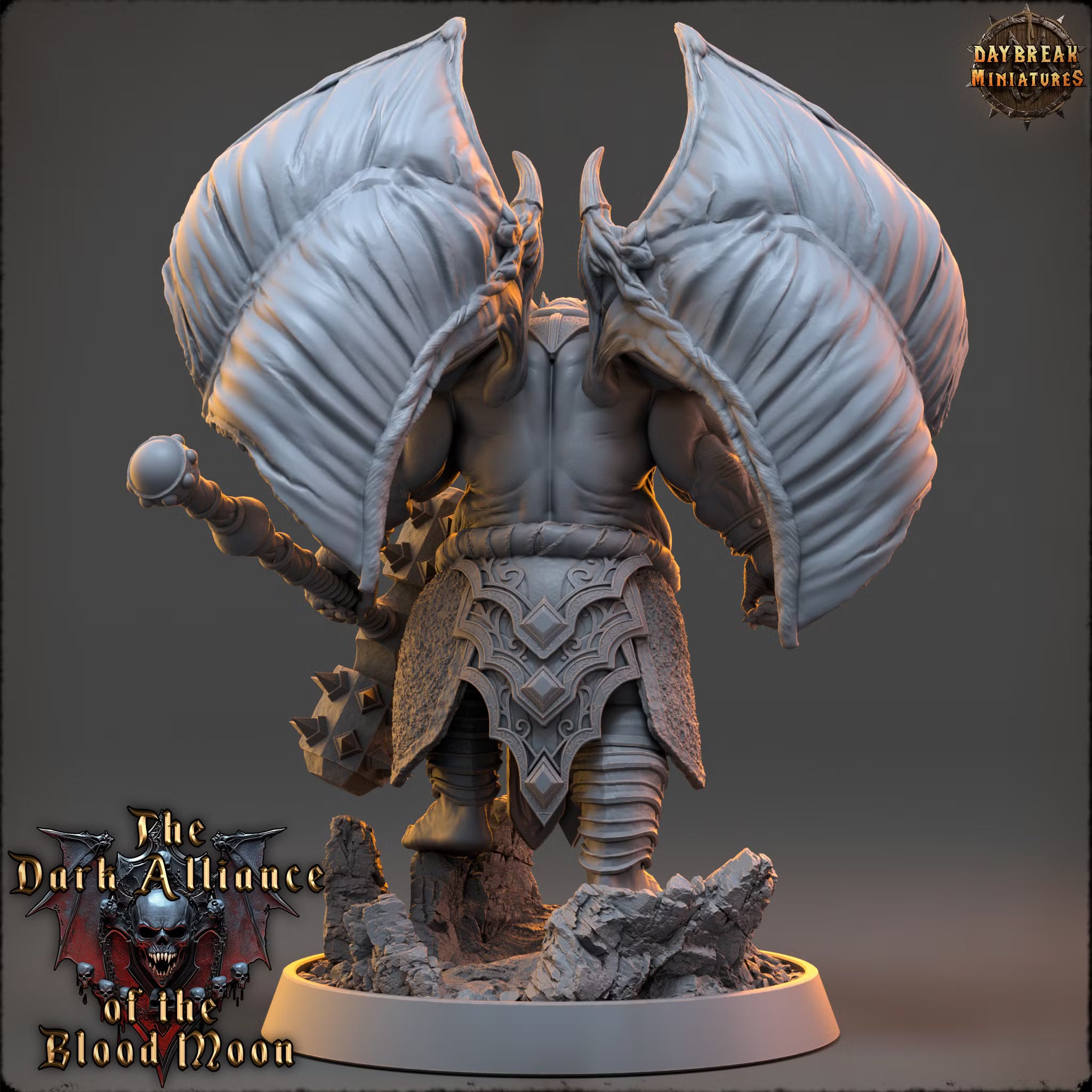 Dark Alliance of the Blood Moon - Nicodemus Gloomcrest - Daybreak Miniatures — official render 3