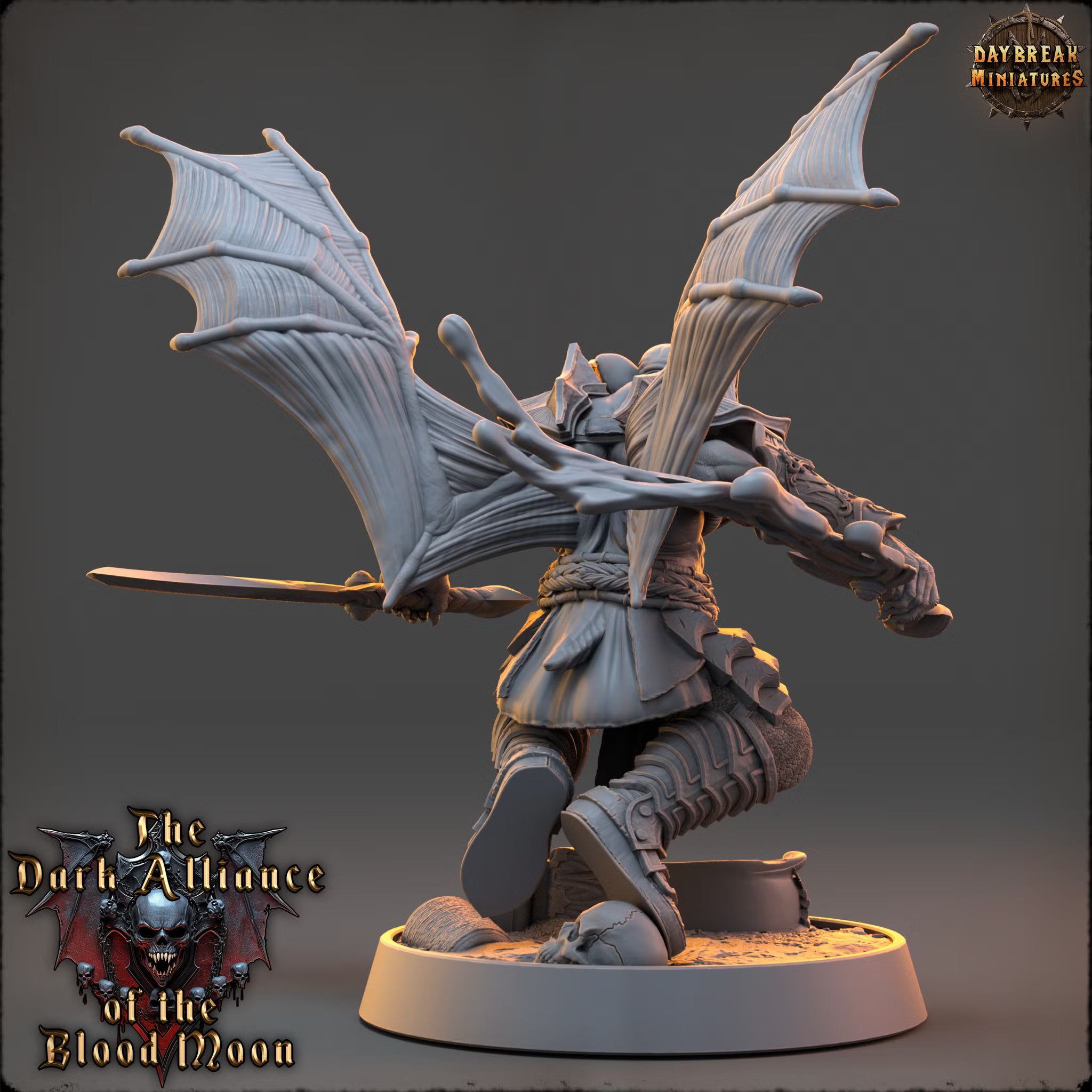 Dark Alliance of the Blood Moon - Sablus Thornfield - Daybreak Miniatures — official render 3