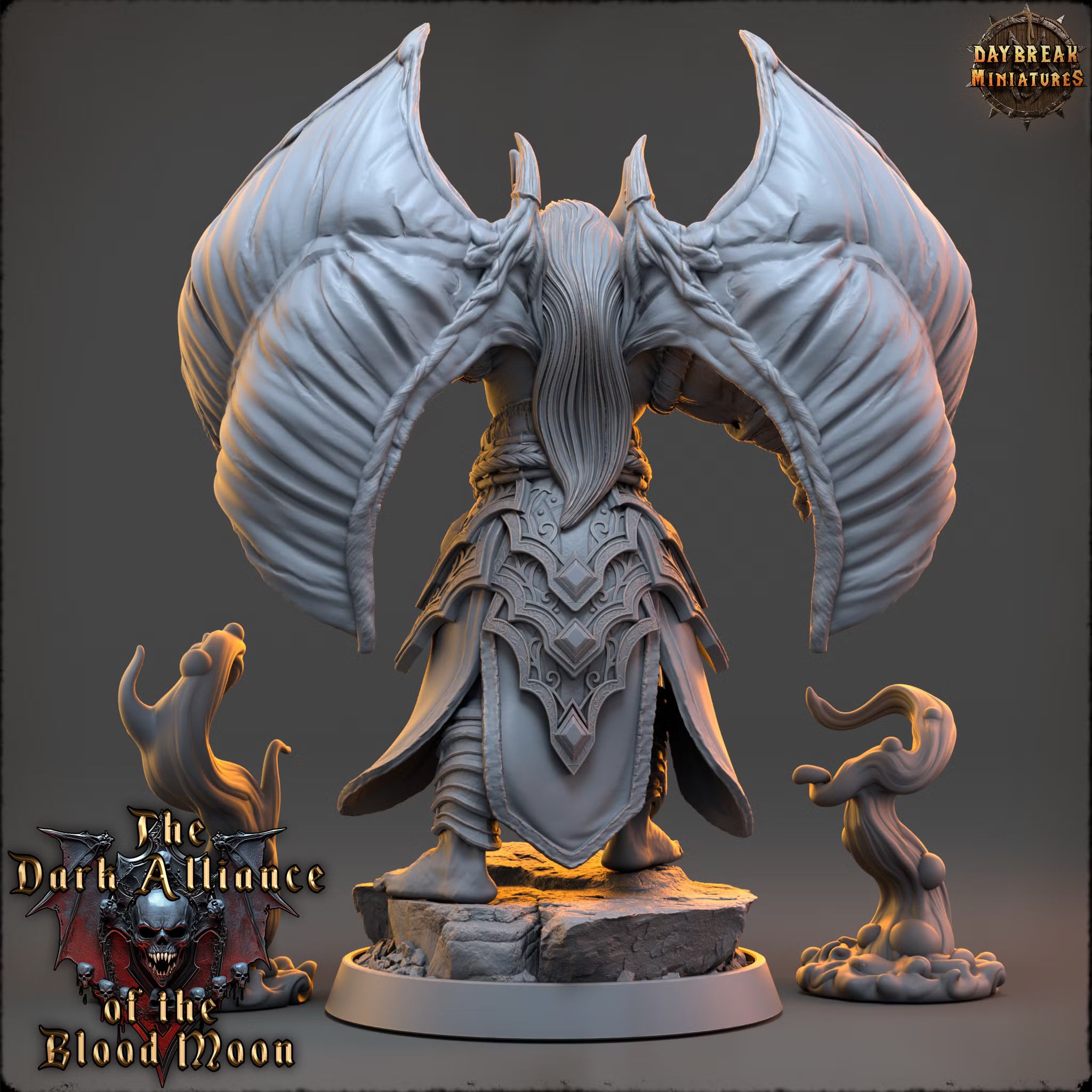 Dark Alliance of the Blood Moon - Serpentus Nightshade - Daybreak Miniatures — official render 3