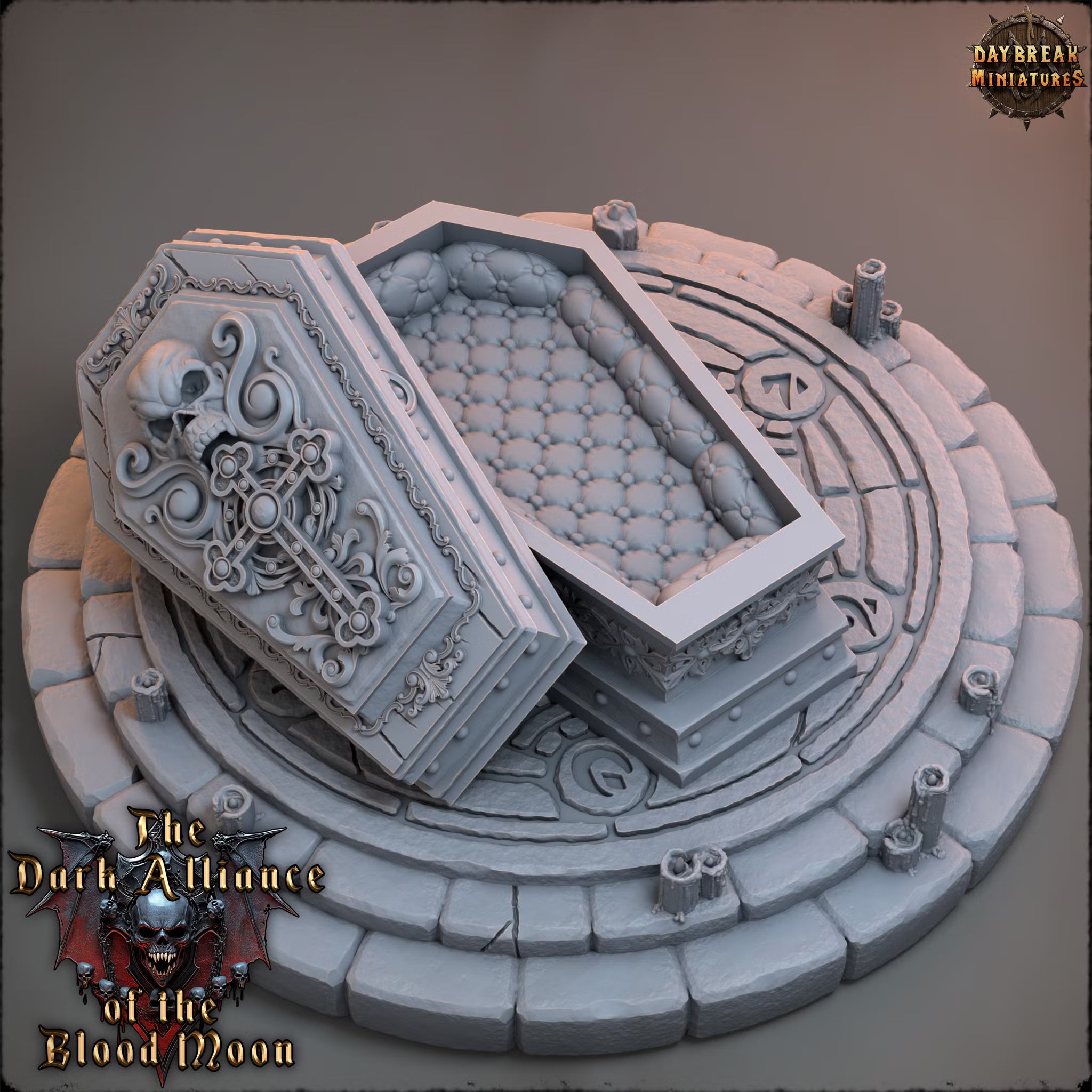 Dark Alliance of the Blood Moon - Tomb of Prince Alaric Moonveil - Daybreak Miniatures — official render 3