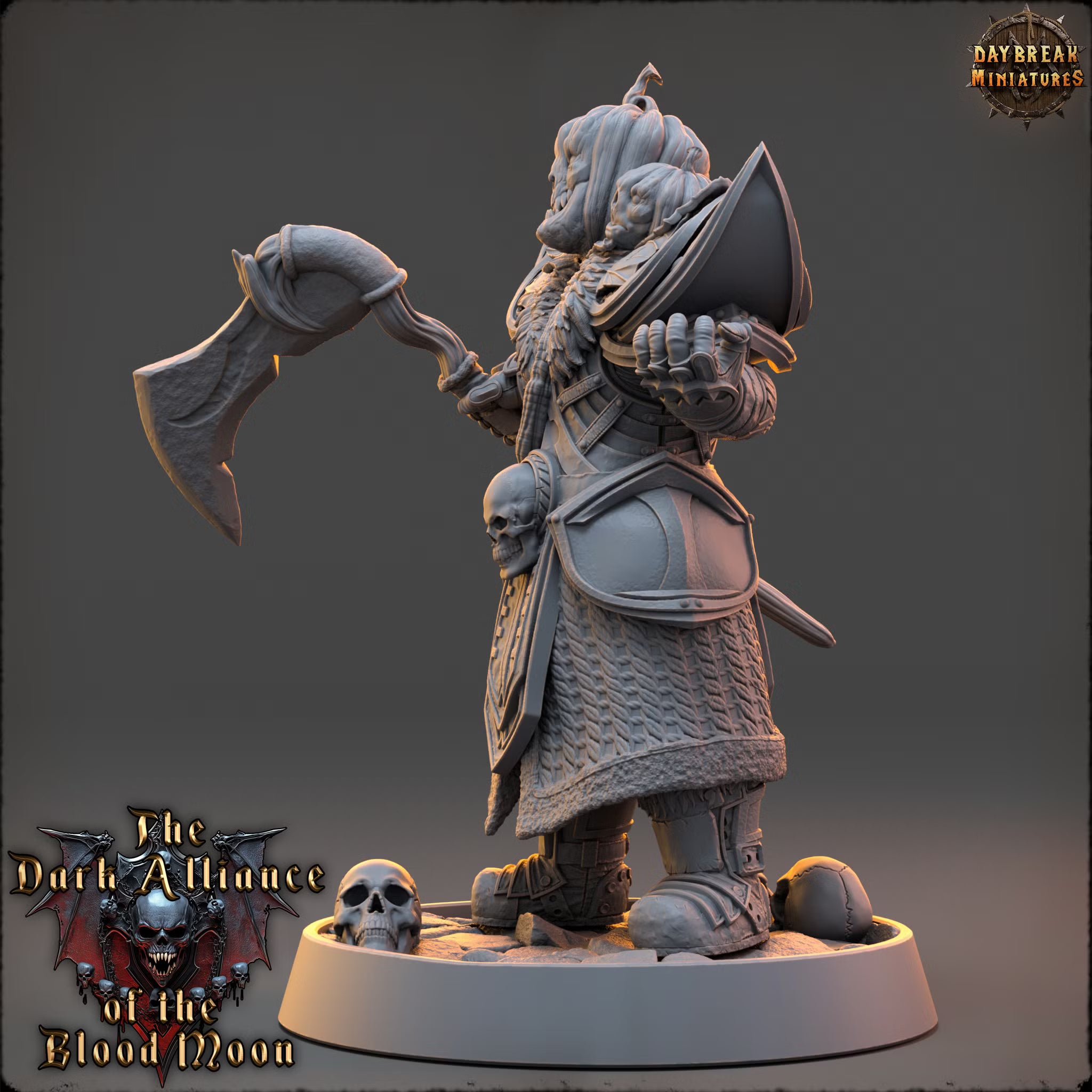 Dark Alliance of the Blood Moon - Vyctor Hüllow - Daybreak Miniatures — official render 2