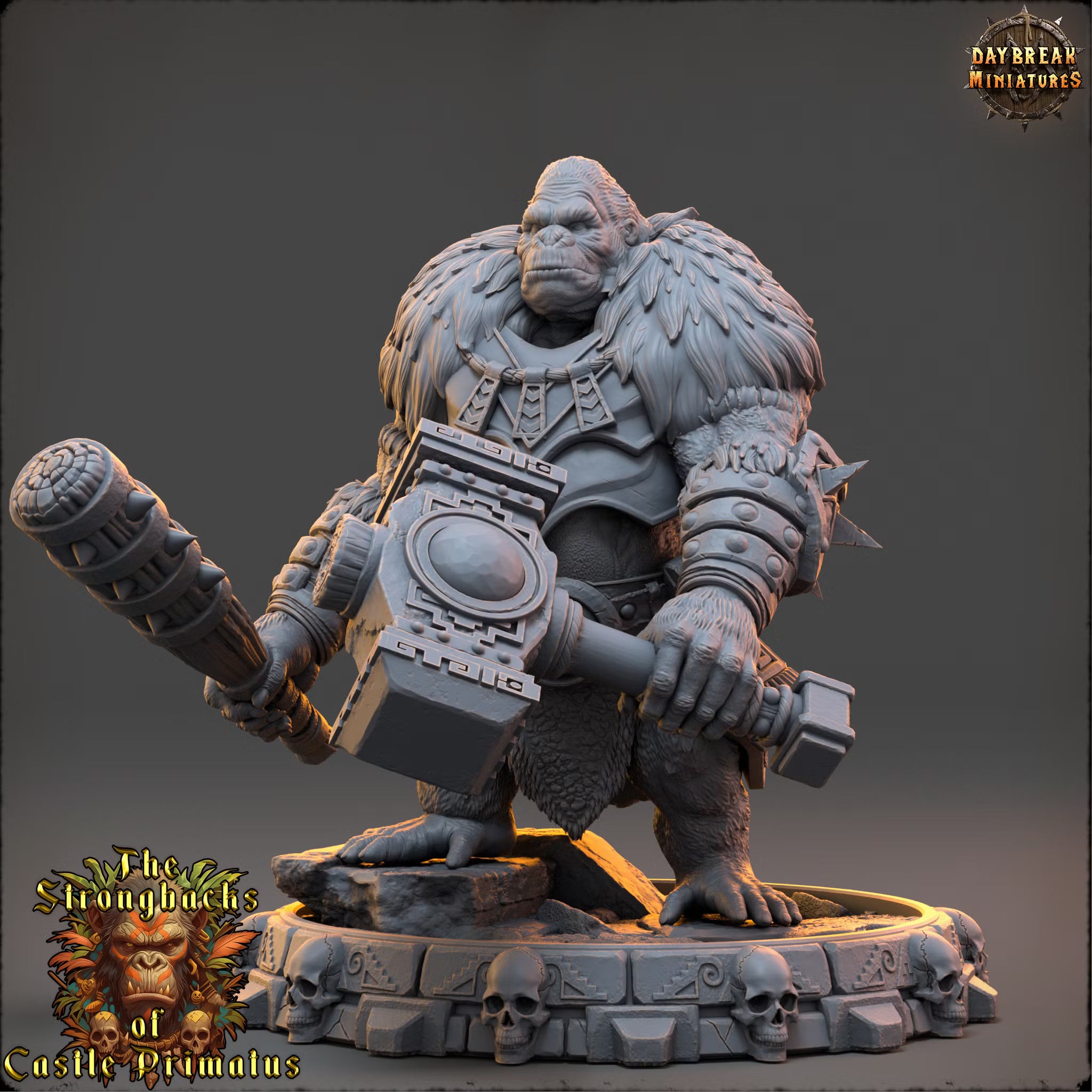 The Strongbacks of Castle Primatus - Grak Bloodren - Daybreak Miniatures — official view 1