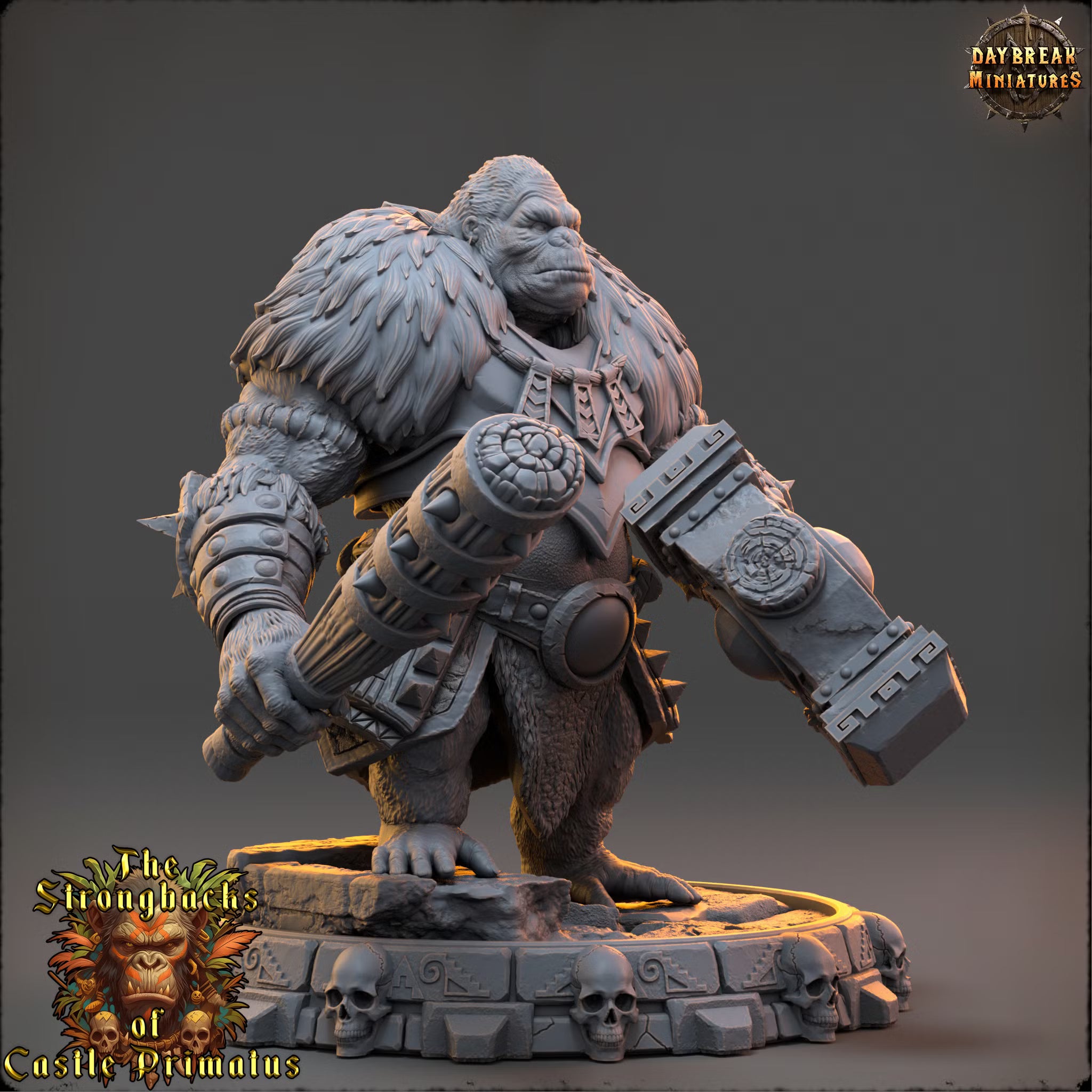 The Strongbacks of Castle Primatus - Grak Bloodren - Daybreak Miniatures — official view 2
