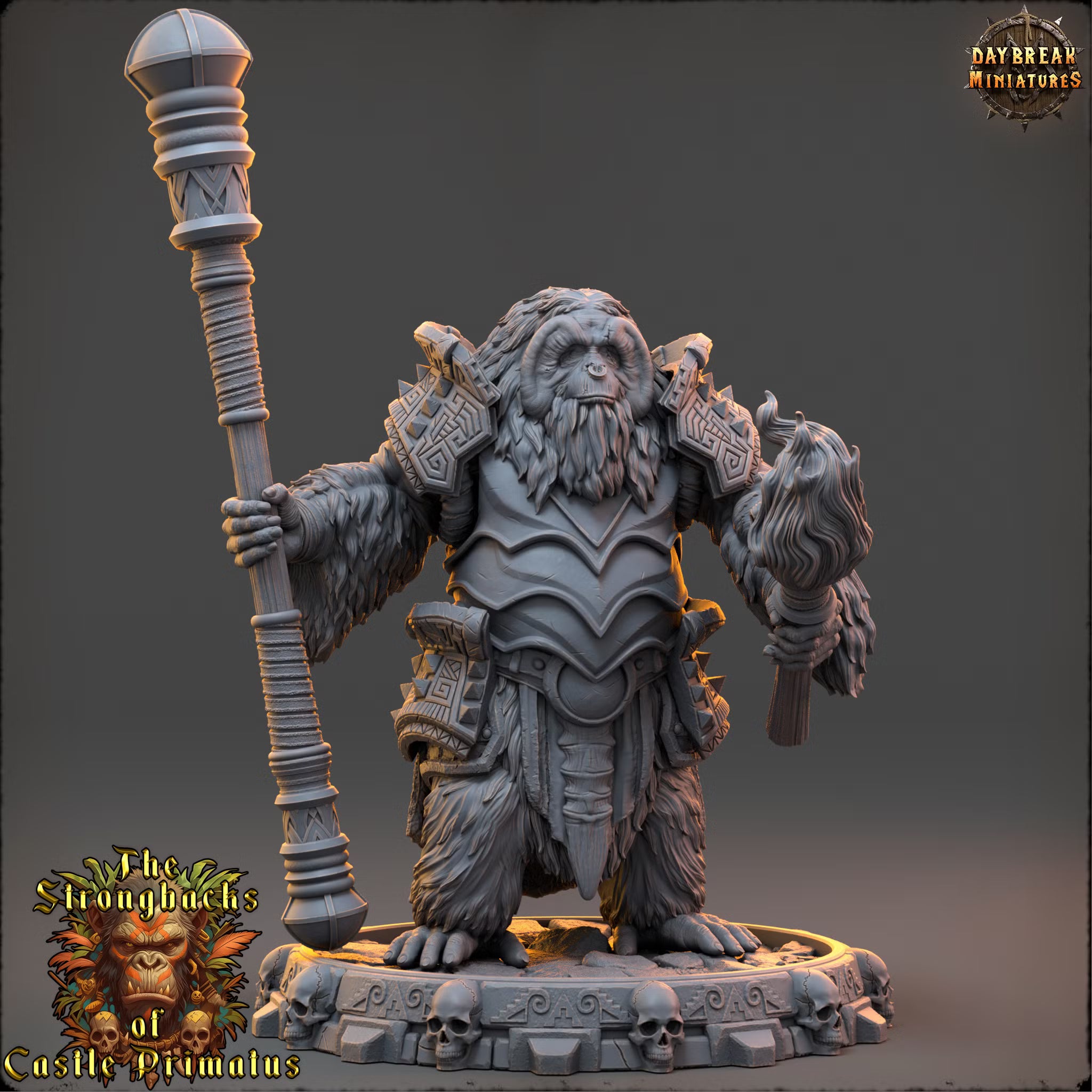 The Strongbacks of Castle Primatus - Hral Fyrnax - Daybreak Miniatures — official view 1