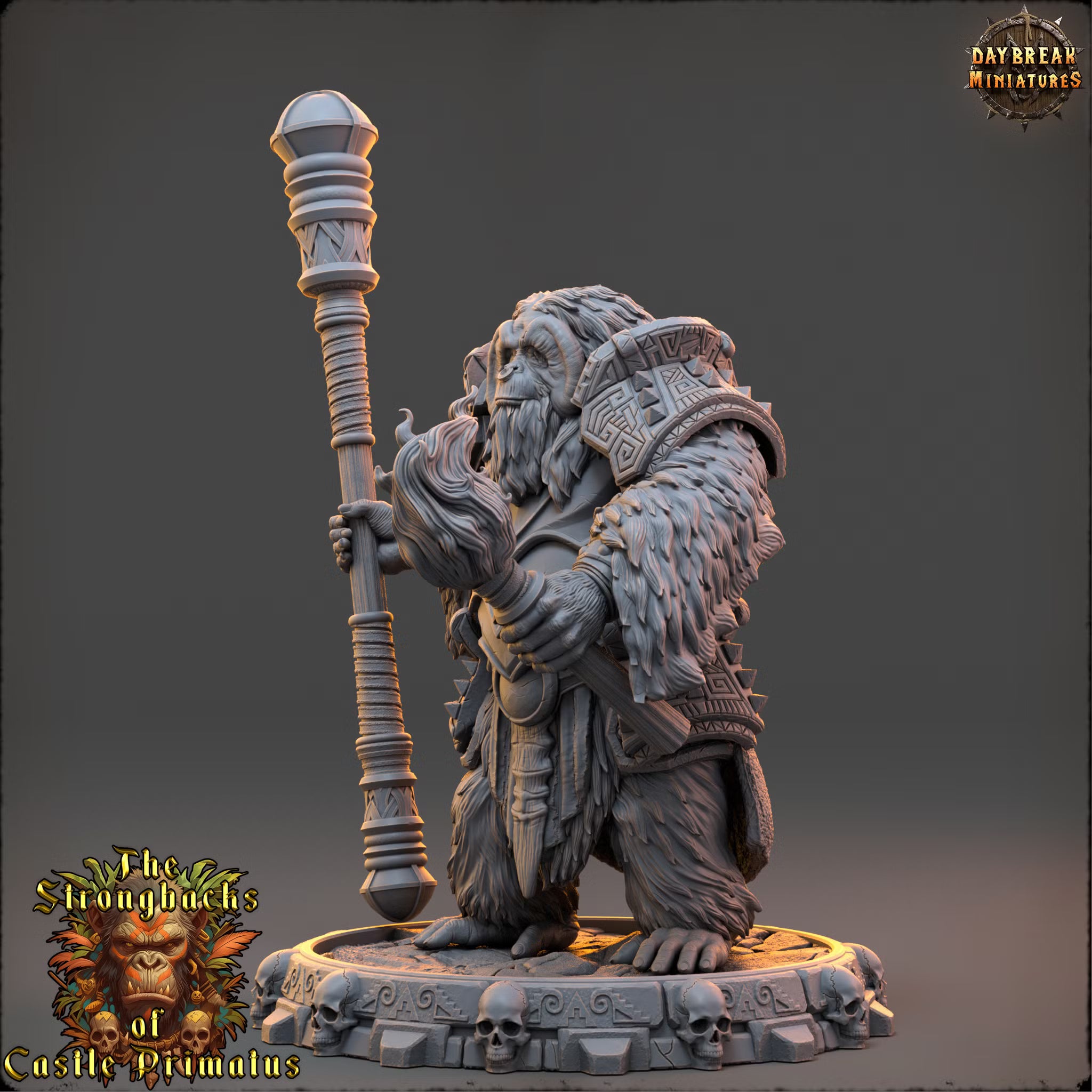 The Strongbacks of Castle Primatus - Hral Fyrnax - Daybreak Miniatures — official view 2