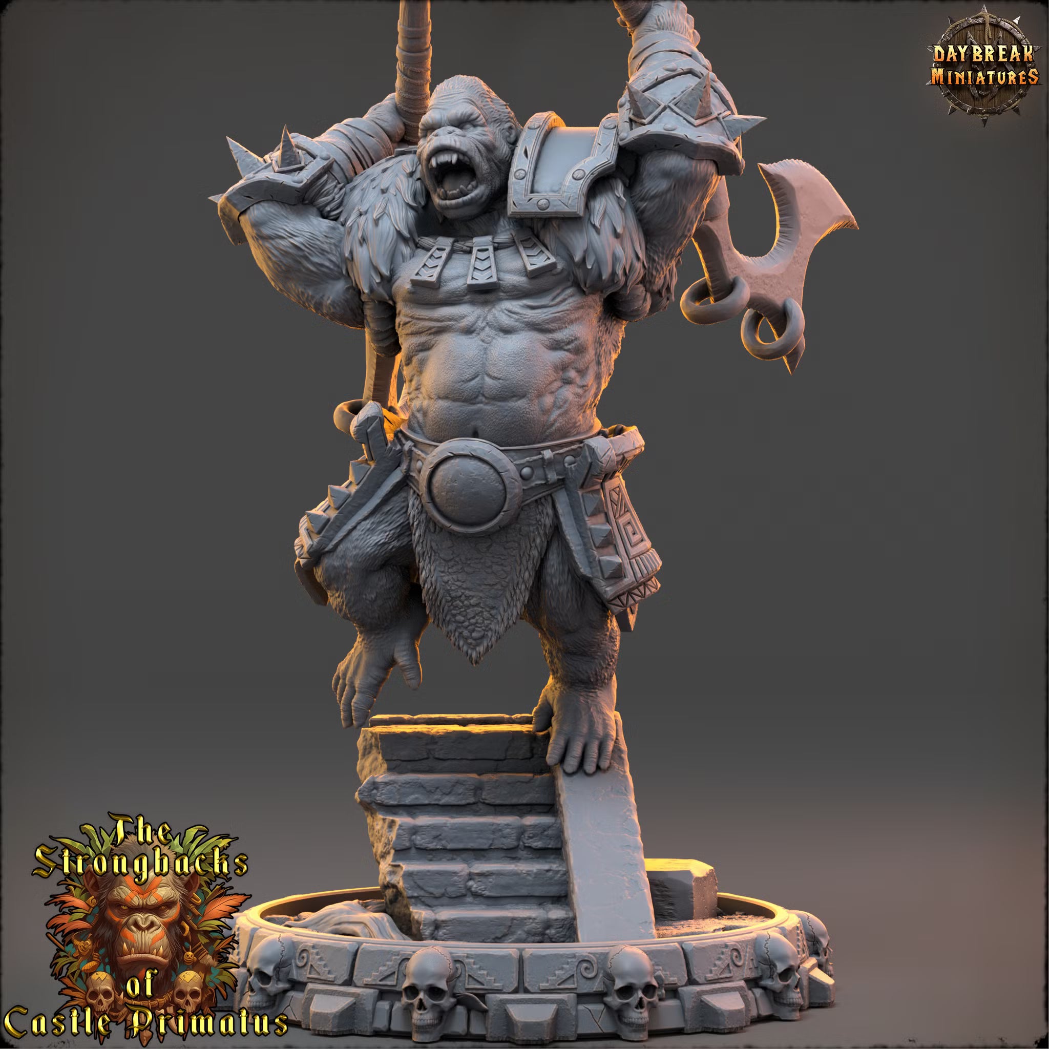 The Strongbacks of Castle Primatus - Kael Ithron - Daybreak Miniatures — official view 1
