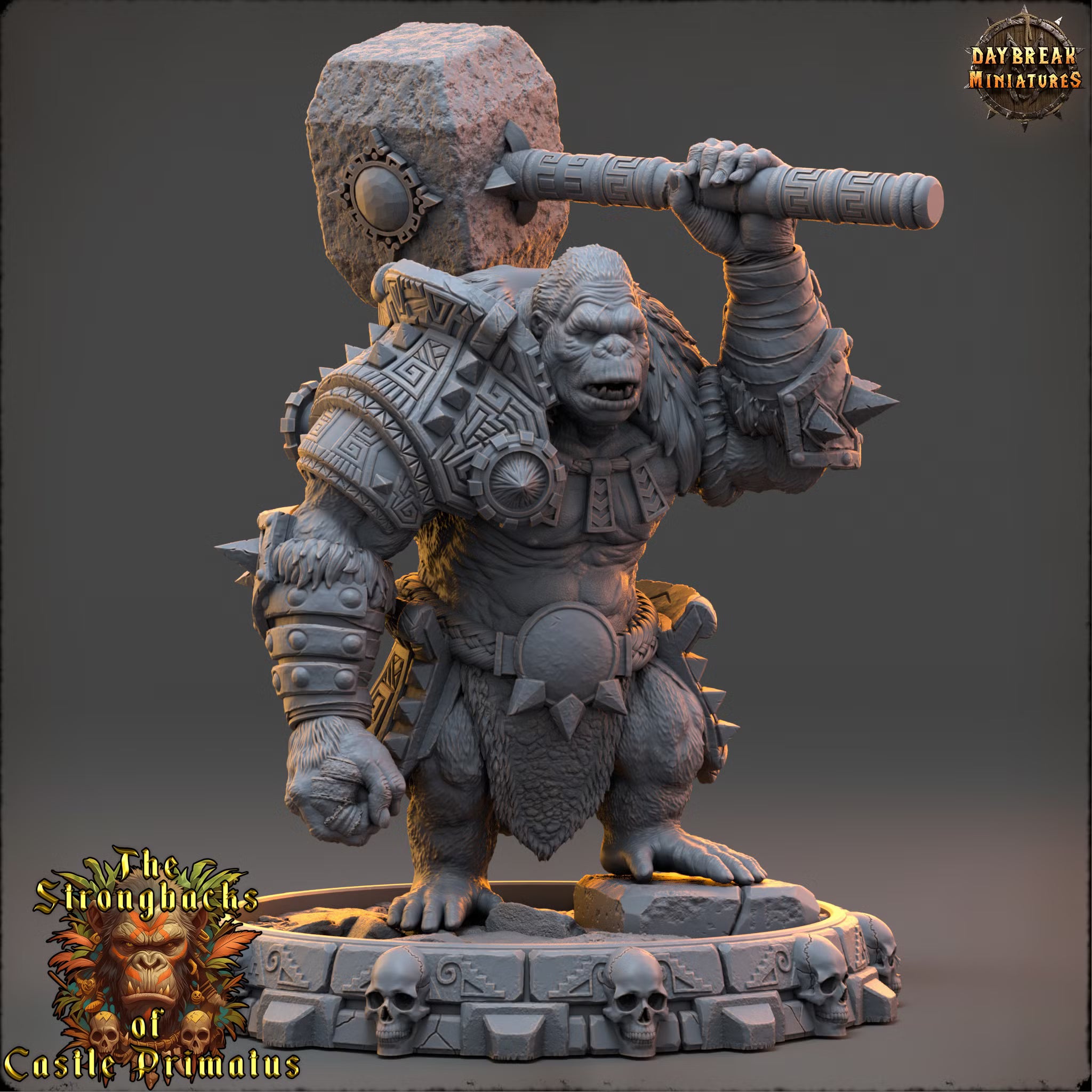 The Strongbacks of Castle Primatus - Krogar Ashryn - Daybreak Miniatures — official view 1