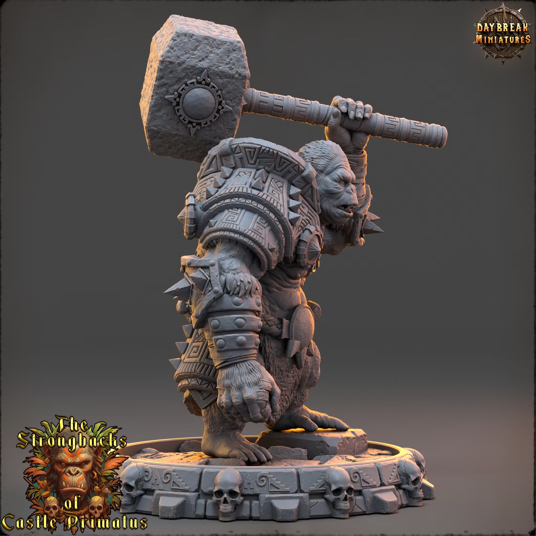 The Strongbacks of Castle Primatus - Krogar Ashryn - Daybreak Miniatures — official view 2
