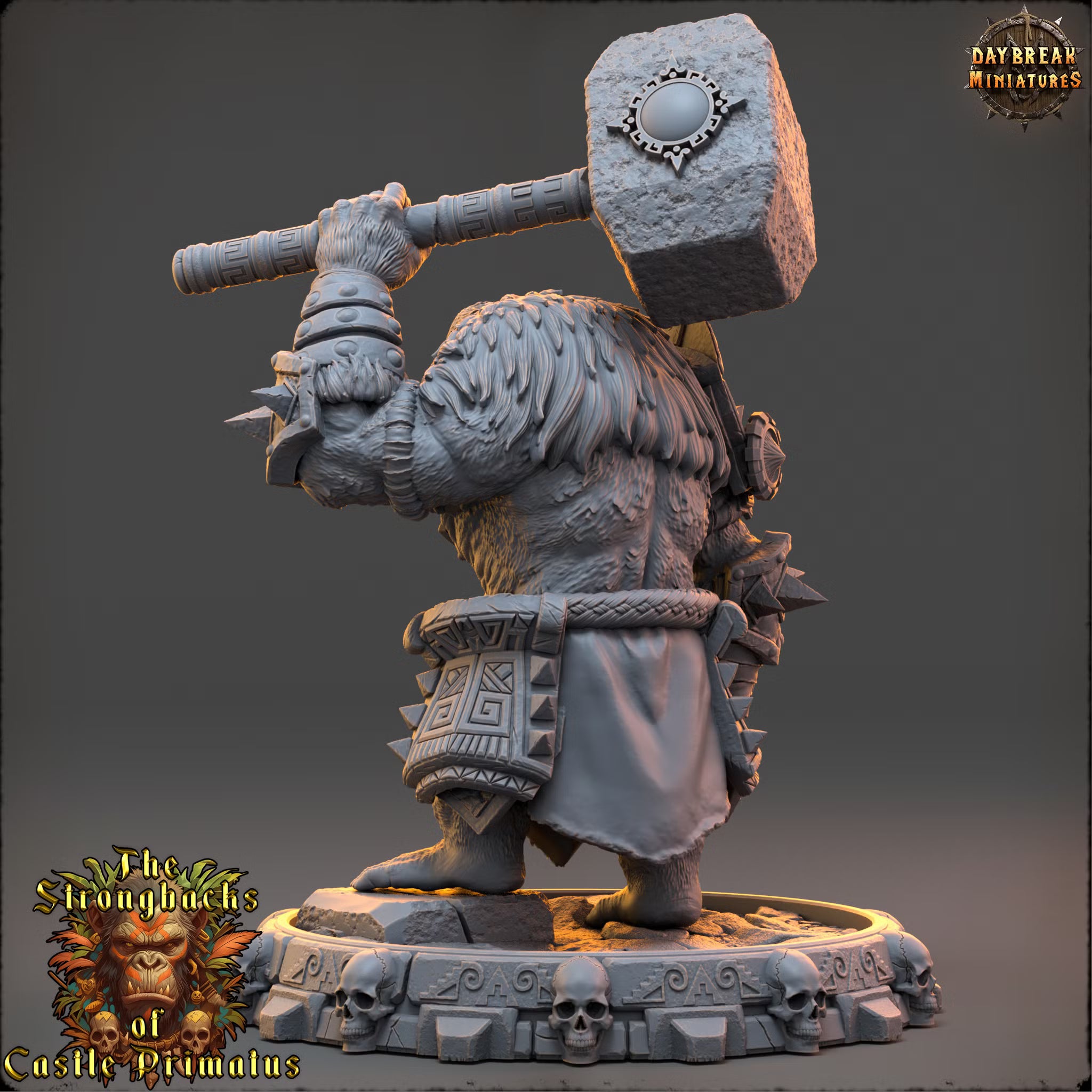 The Strongbacks of Castle Primatus - Krogar Ashryn - Daybreak Miniatures — official view 3
