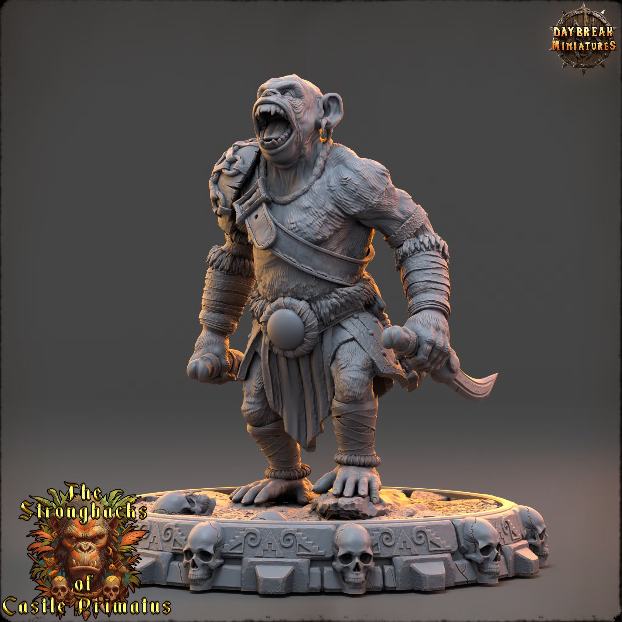 The Strongbacks of Castle Primatus - Mogar Stonemir - Daybreak Miniatures — official view 1