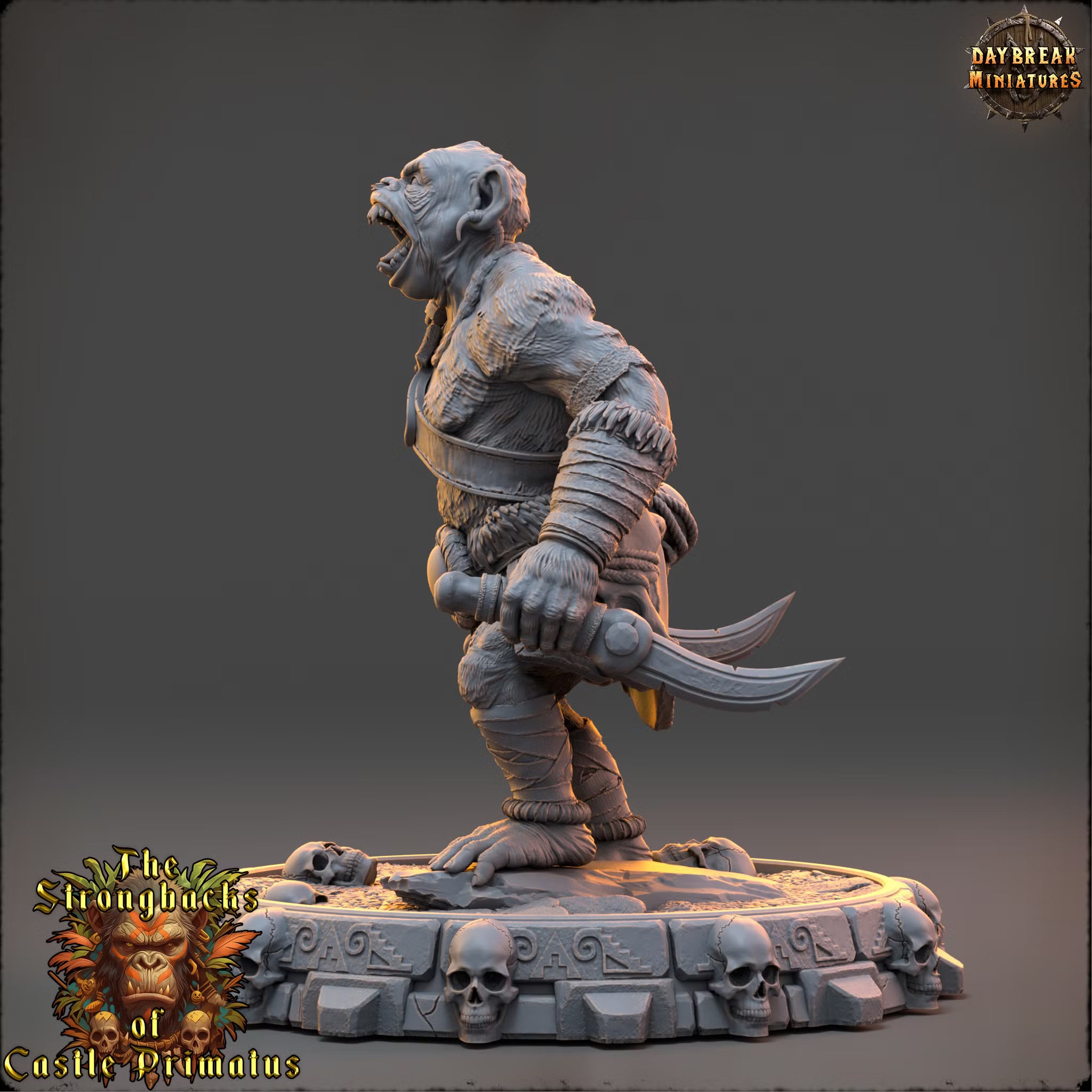 The Strongbacks of Castle Primatus - Mogar Stonemir - Daybreak Miniatures — official view 2