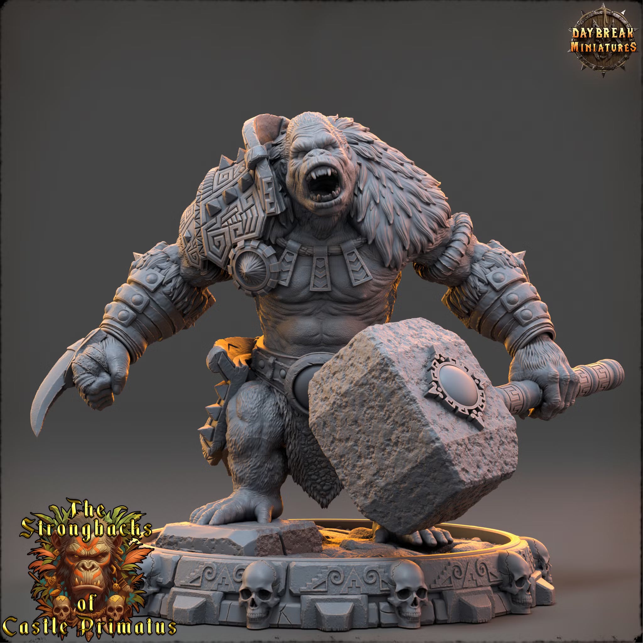 The Strongbacks of Castle Primatus - Raka Windar - Daybreak Miniatures — official view 1