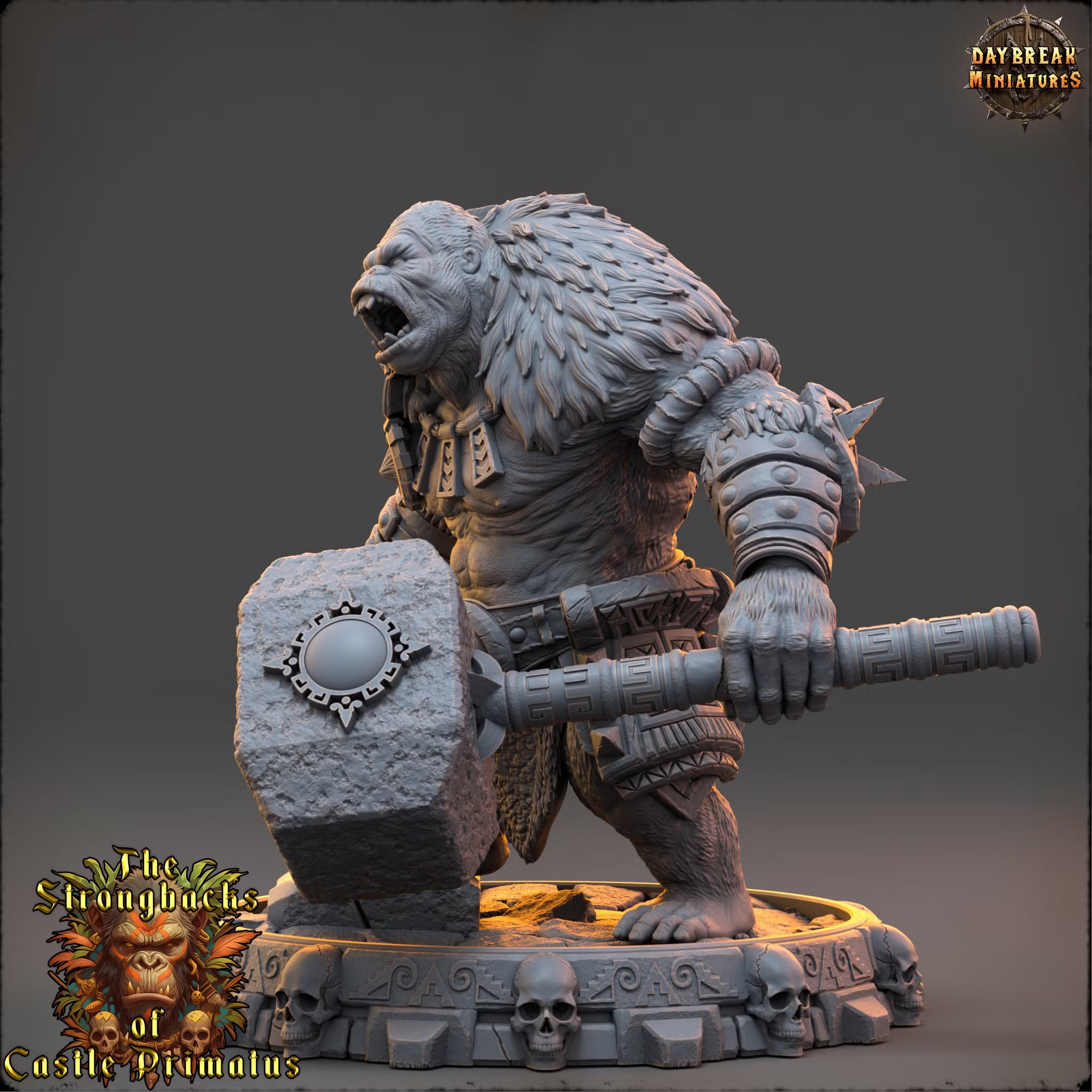 The Strongbacks of Castle Primatus - Raka Windar - Daybreak Miniatures — official view 2
