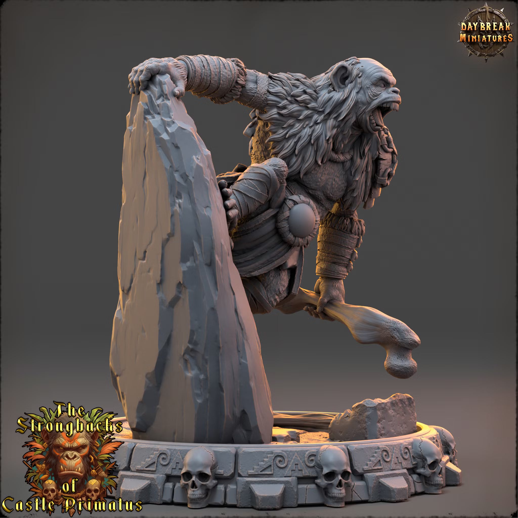 The Strongbacks of Castle Primatus - Tharn Duskaal - Daybreak Miniatures — official view 2