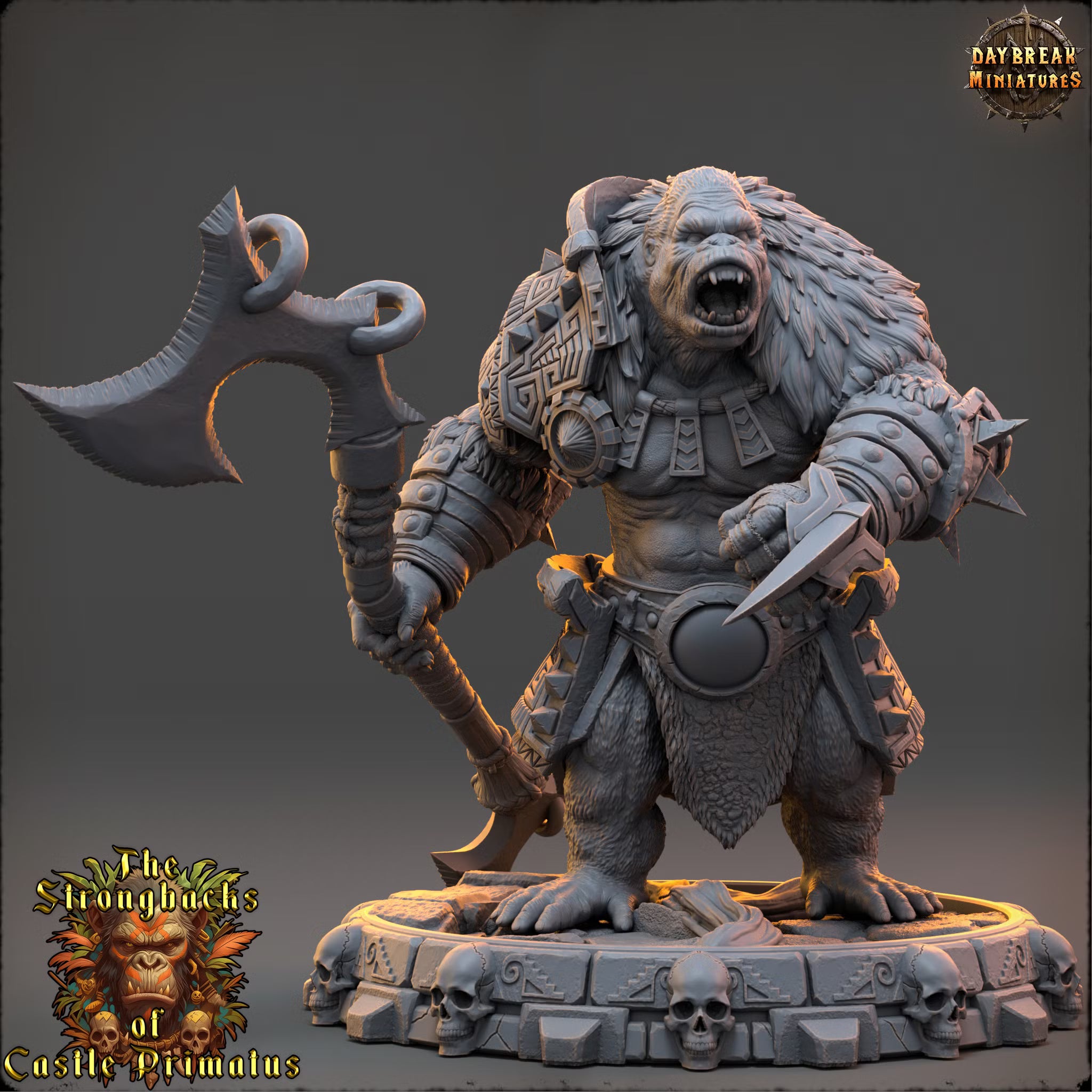 The Strongbacks of Castle Primatus - Zorak Soulgar - Daybreak Miniatures — official view 1