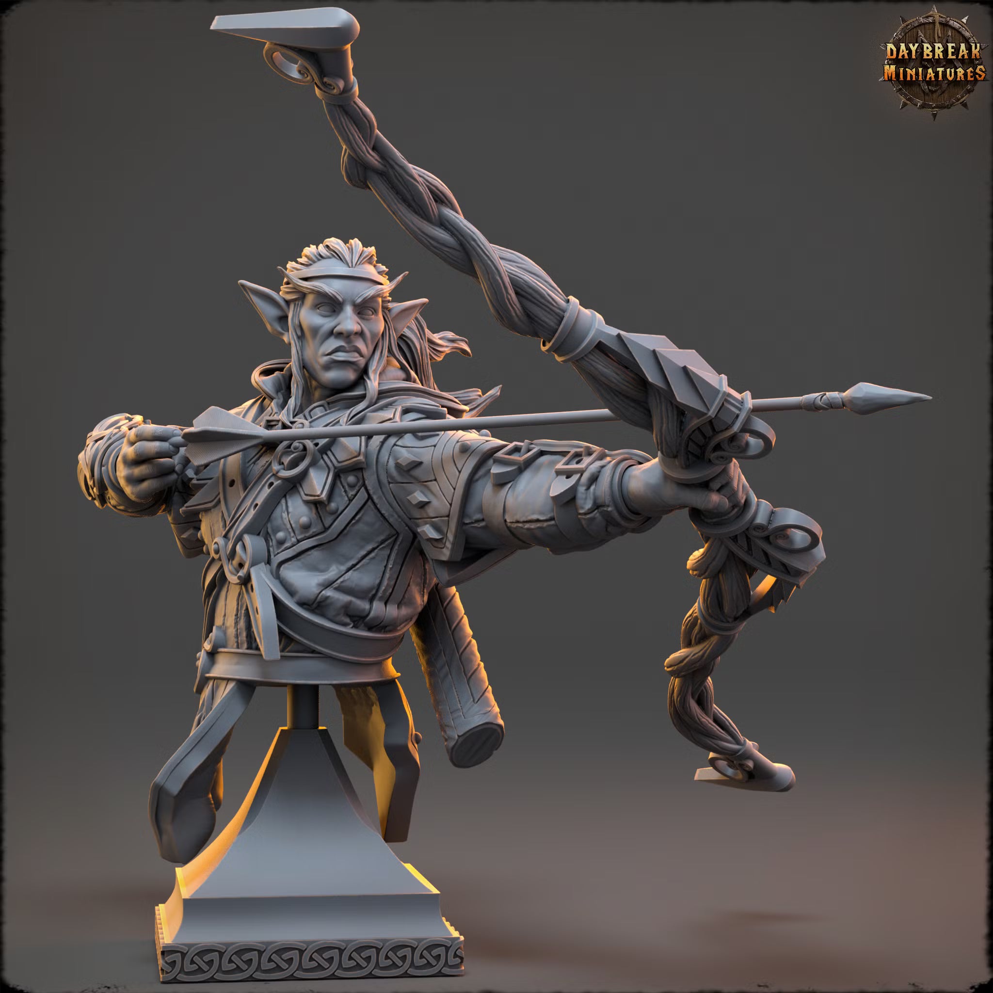 The Elves of the High Hollow - Vinduu Bright Flight - Bust - Daybreak Miniatures — official view 1