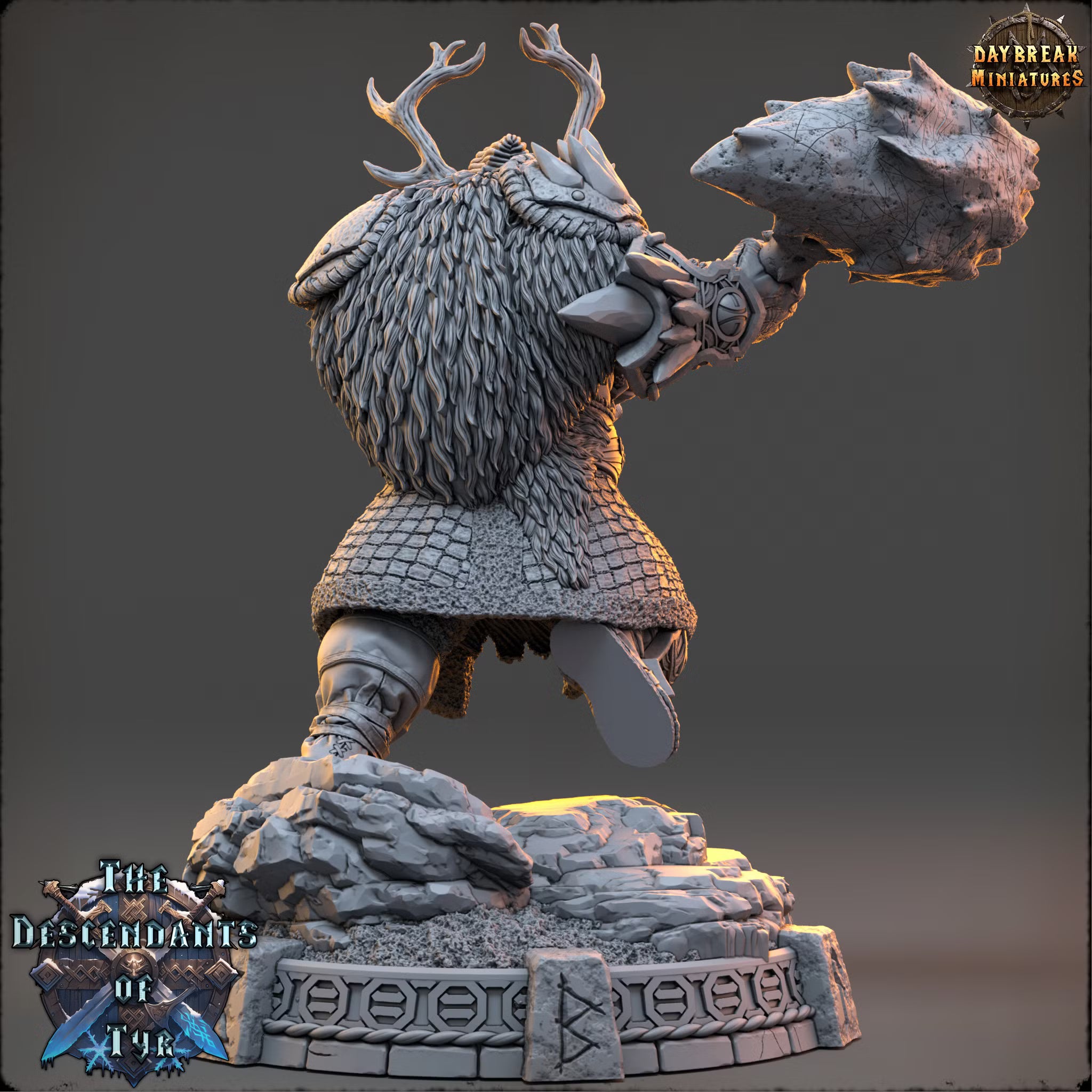 The Descendants of Tyr - Darger Thornant - Daybreak Miniatures — official render 3