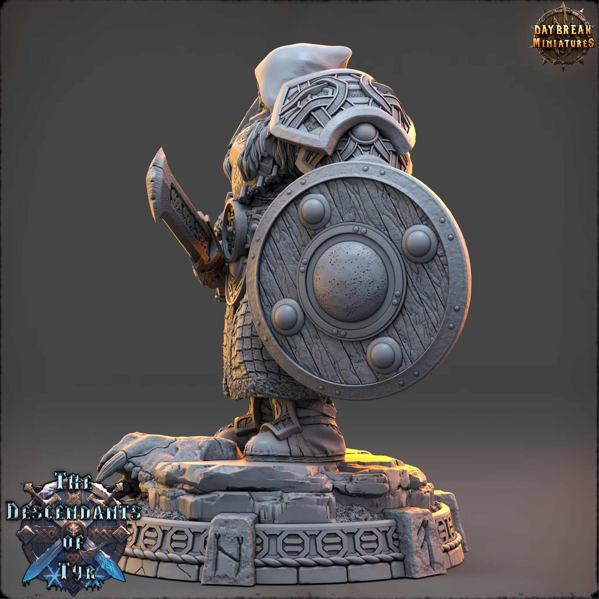 The Descendants of Tyr - Garrick Voss - Daybreak Miniatures — official render 3