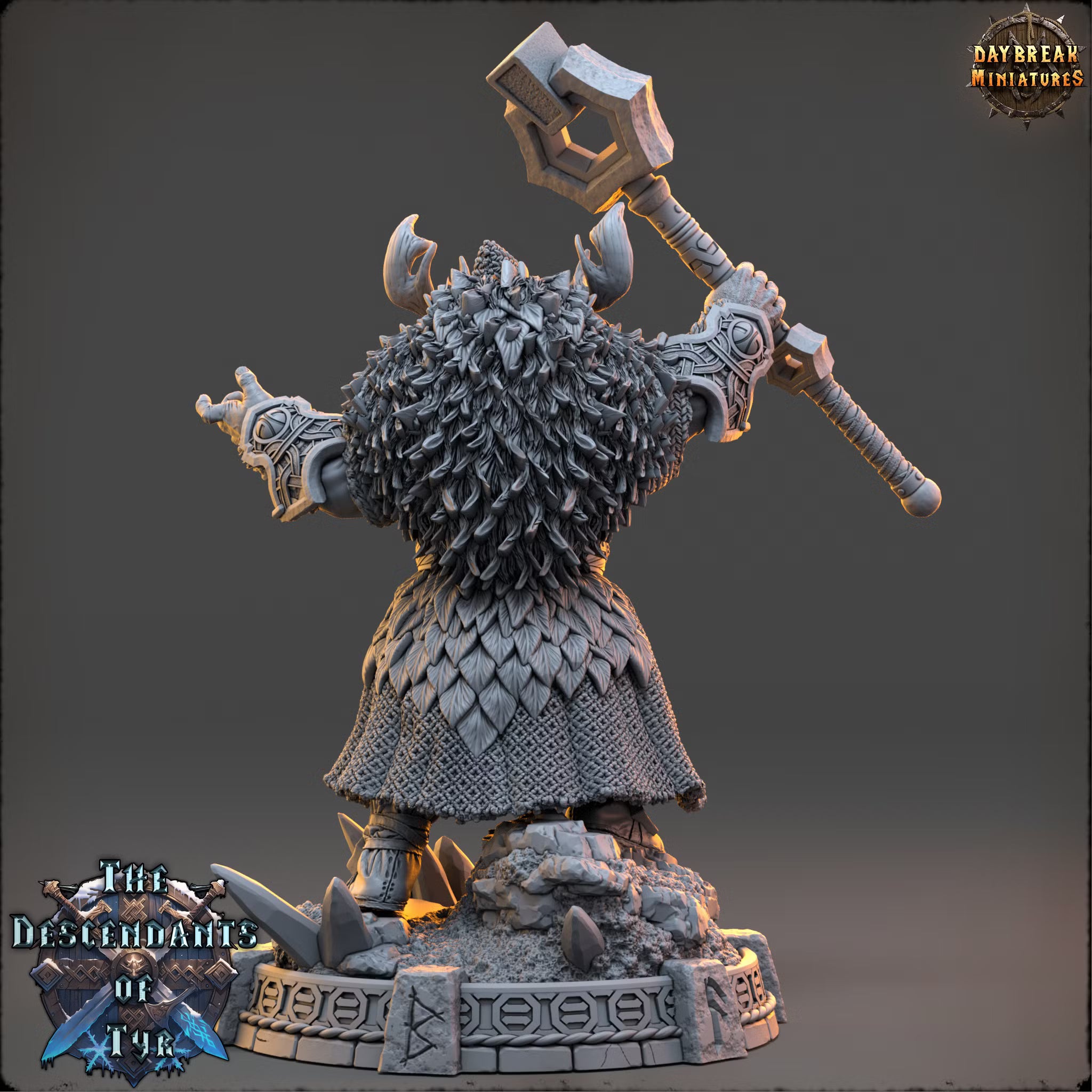 The Descendants of Tyr - Master Edric Stoneglow - Daybreak Miniatures — official render 3