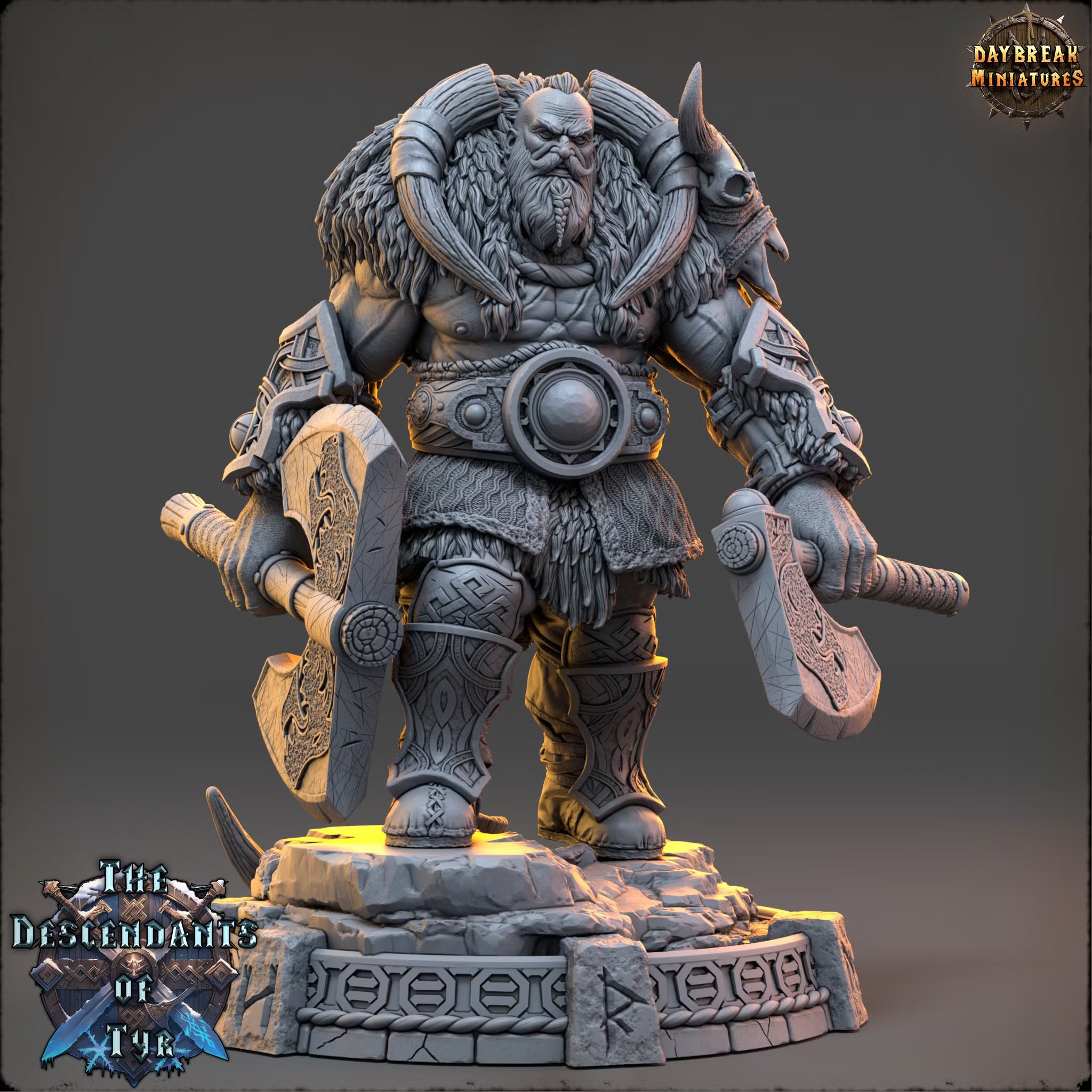 The Descendants of Tyr - Thane Eboncry - Daybreak Miniatures — official render 1