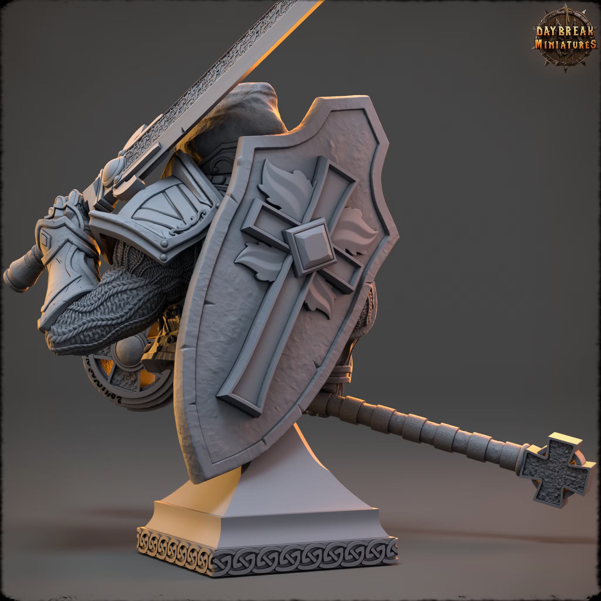 The Renegades of the Iron Phoenix - Élodie de l´Étoile Filante - Bust - Daybreak Miniatures — official render 3