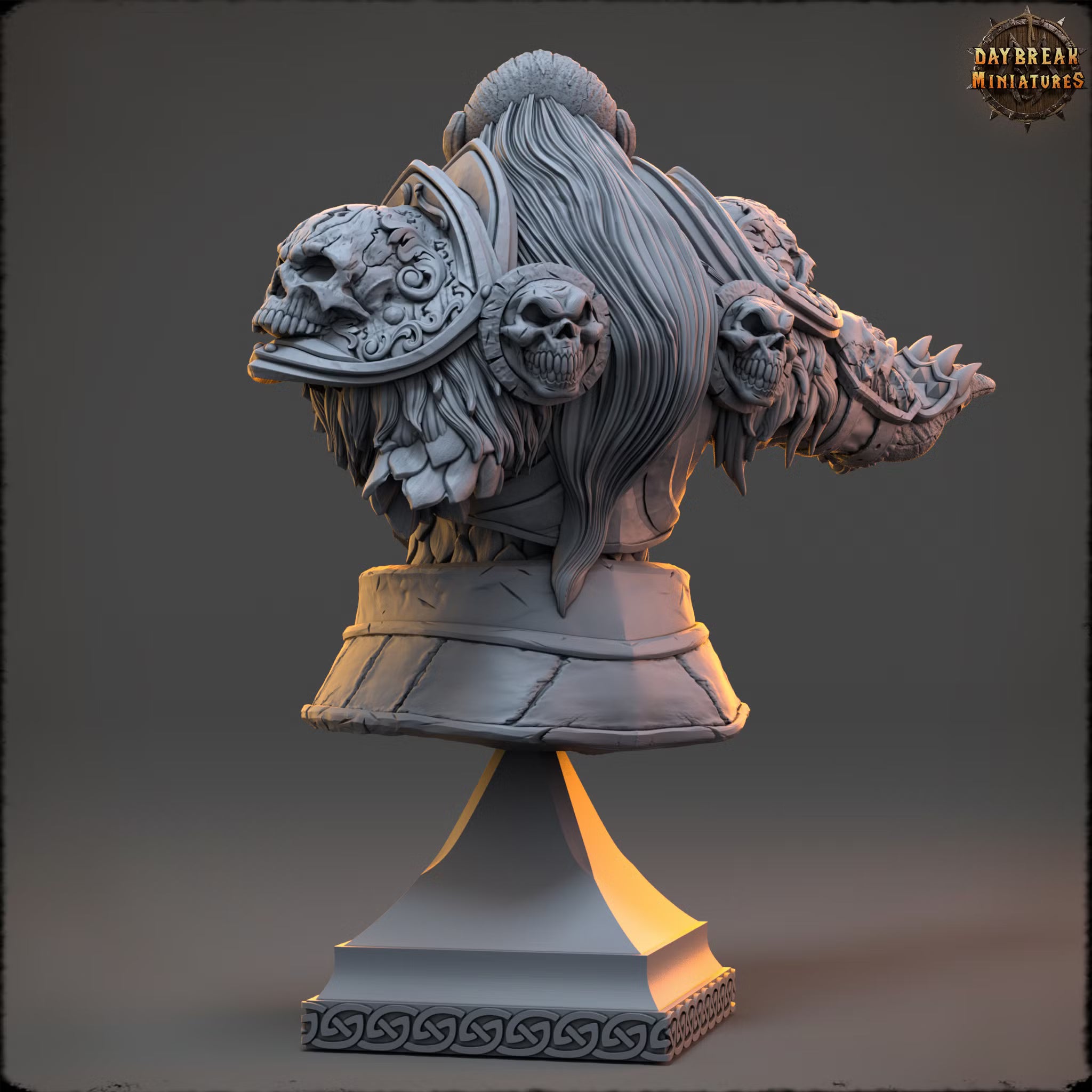 The Fallen Camaradas of Tainted Moor - Pale Lord Kraven - Bust - Daybreak Miniatures — official render 3