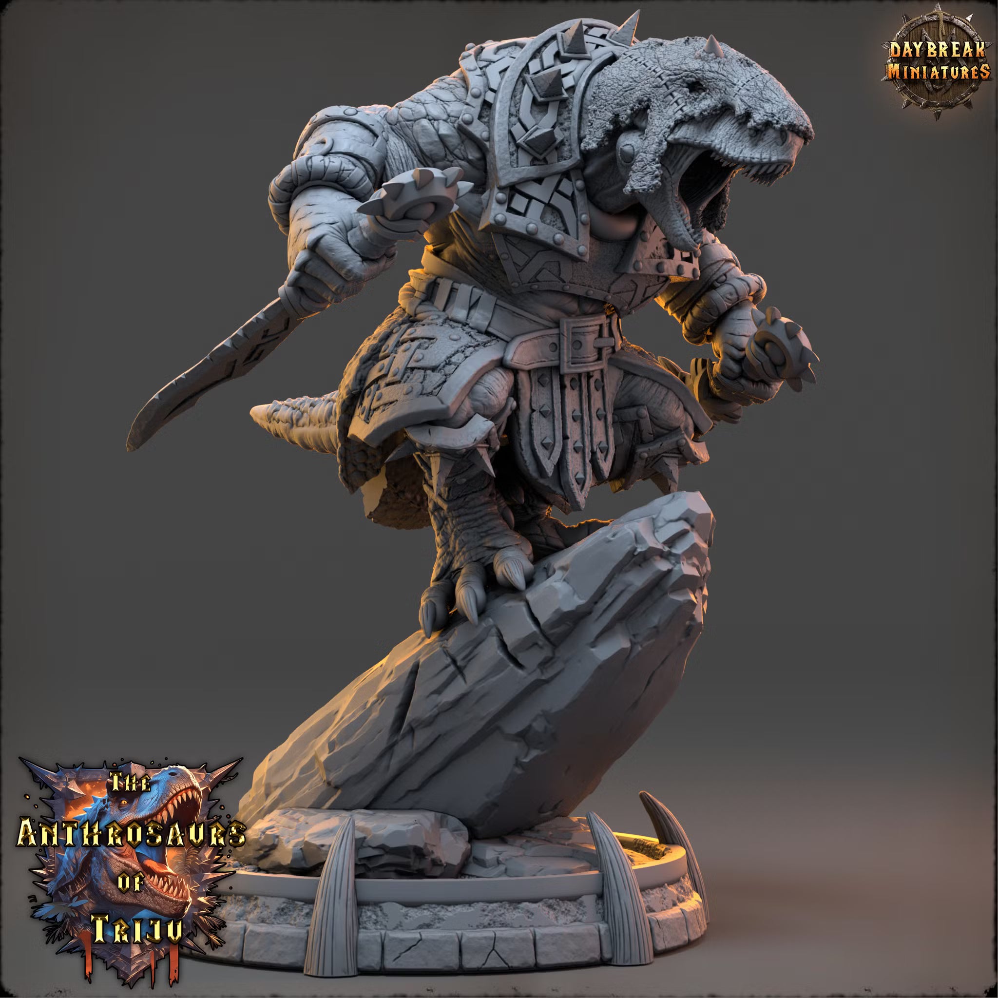 The Anthrosaurs of Triju - Arto Mendriz - Daybreak Miniatures — official view 2