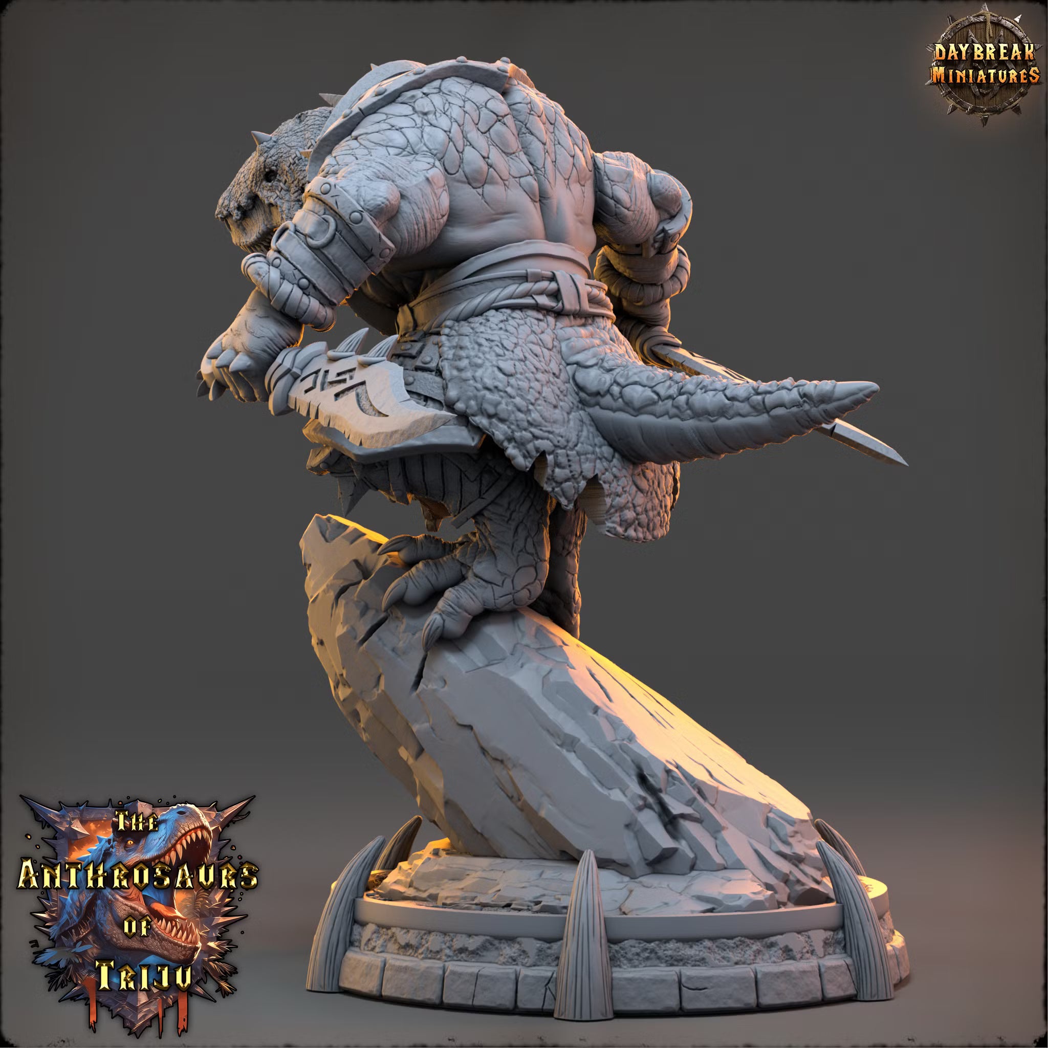 The Anthrosaurs of Triju - Arto Mendriz - Daybreak Miniatures — official view 3