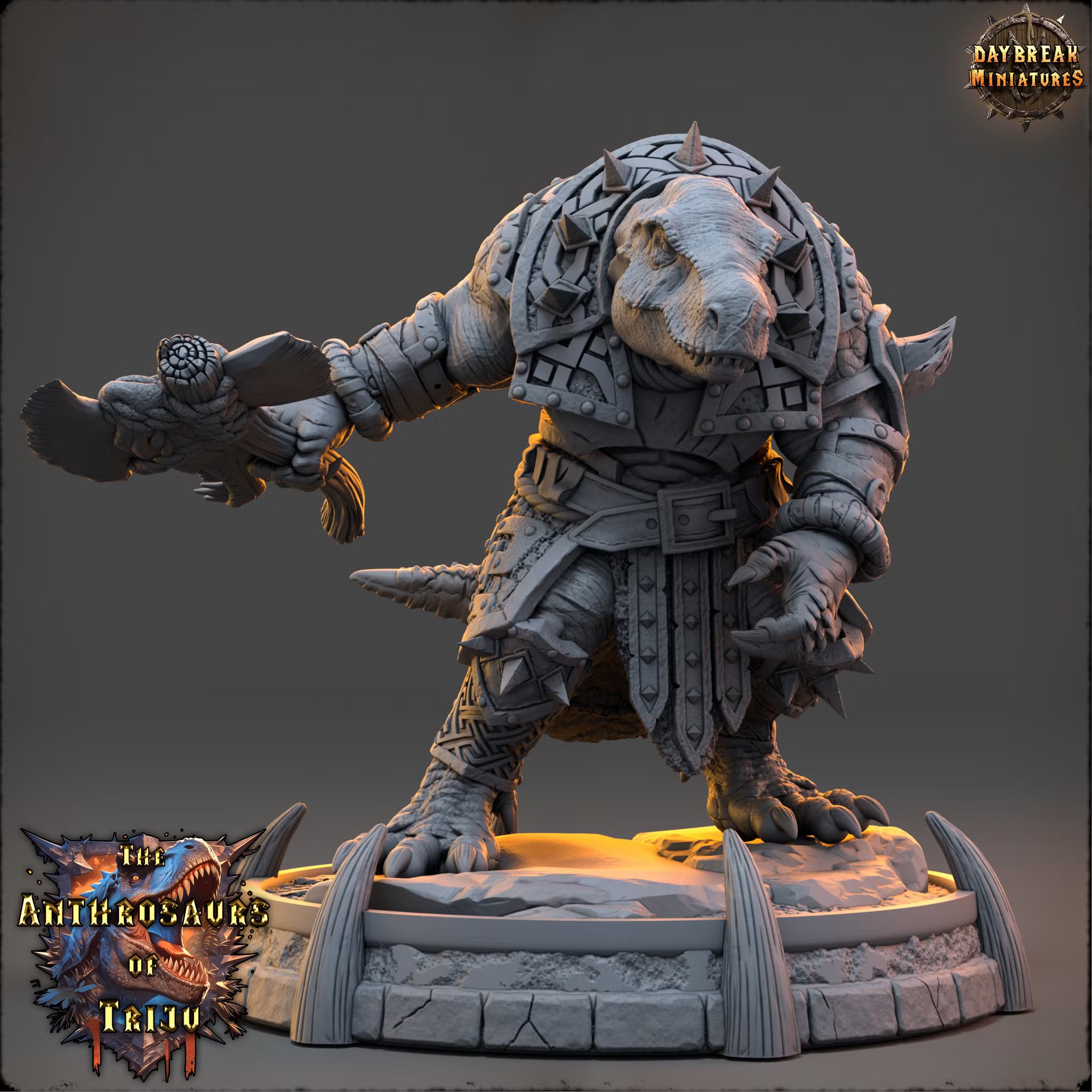 The Anthrosaurs of Triju - Daost Brenner - Daybreak Miniatures — official view 1