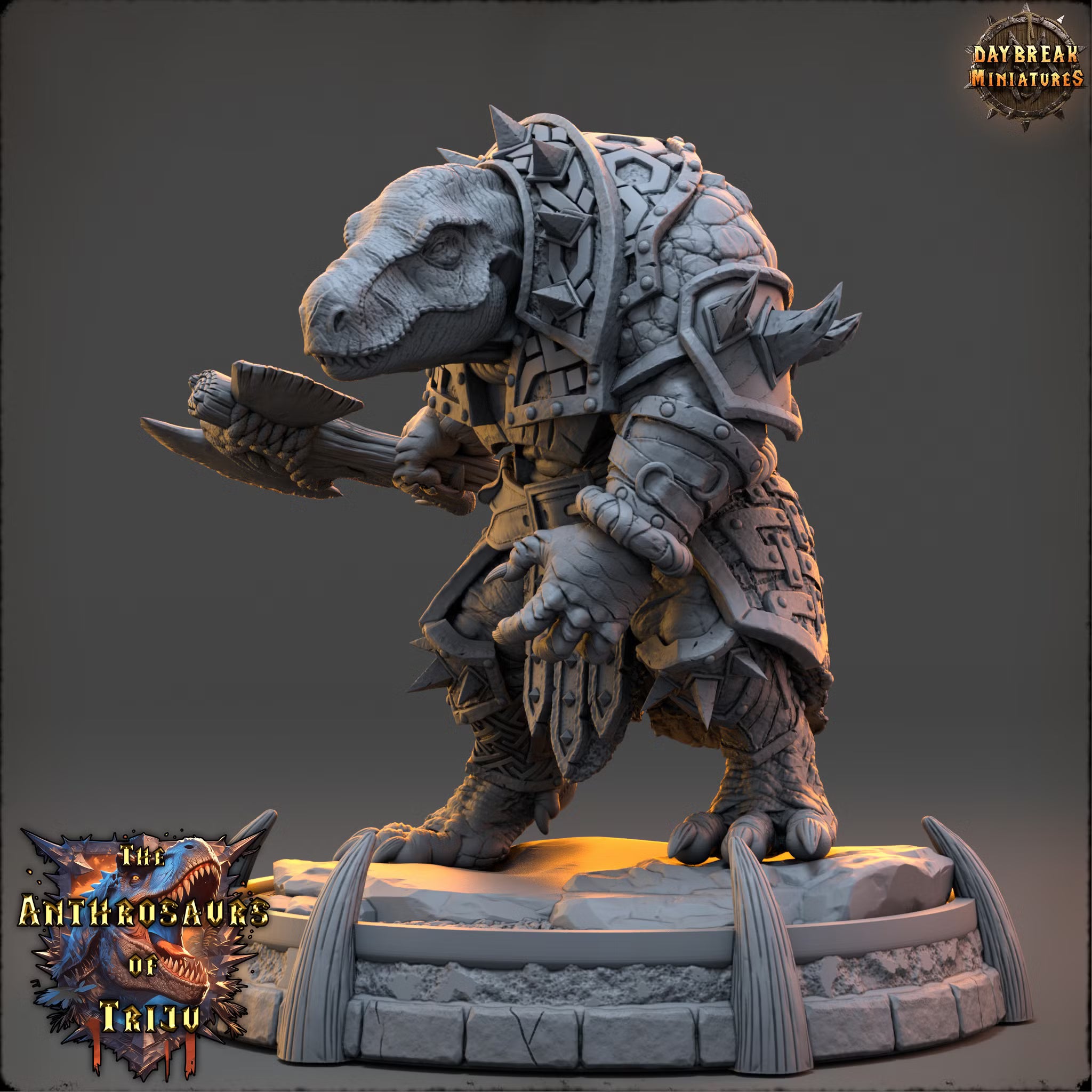 The Anthrosaurs of Triju - Daost Brenner - Daybreak Miniatures — official view 2