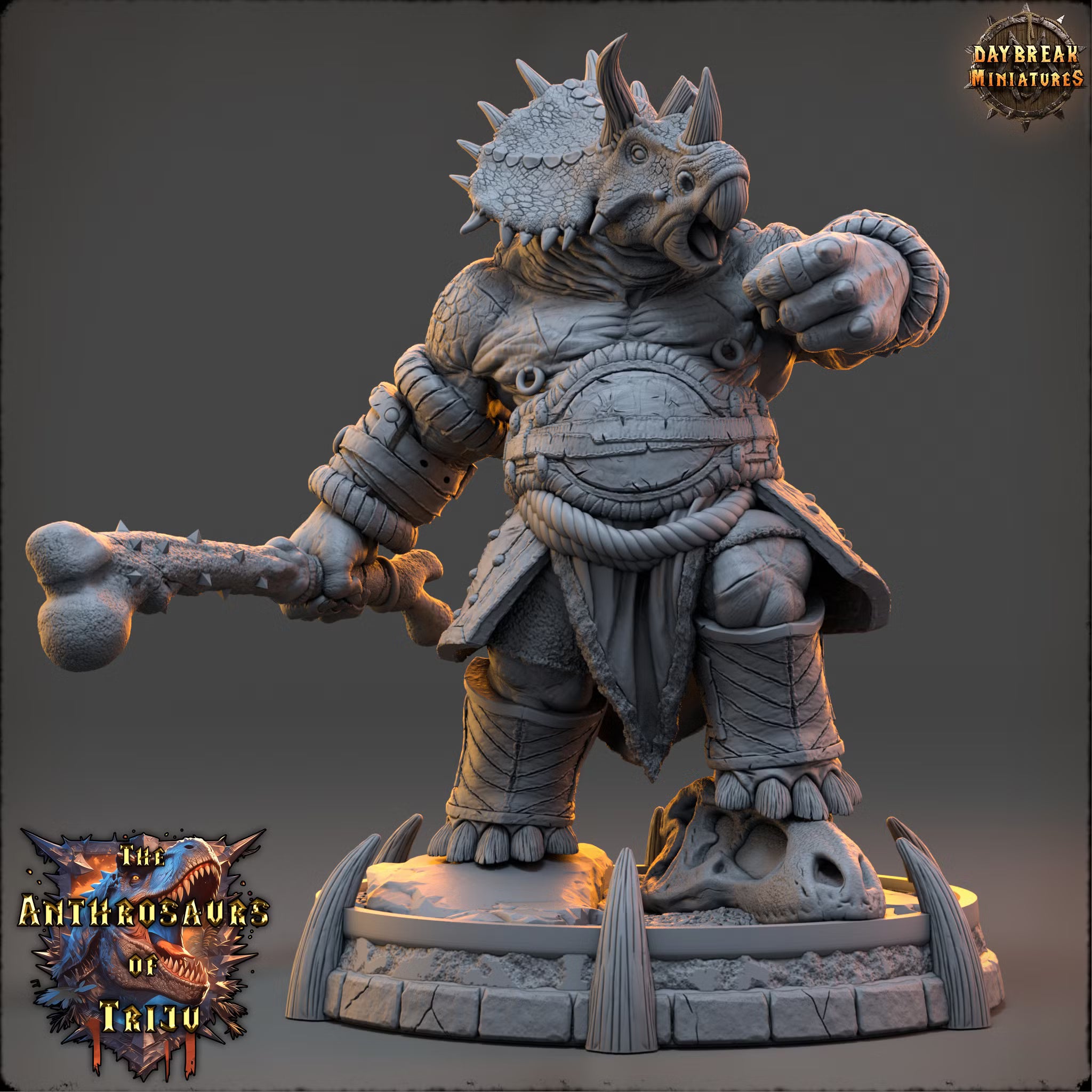 The Anthrosaurs of Triju - Davooz Triper - Daybreak Miniatures — official view 1