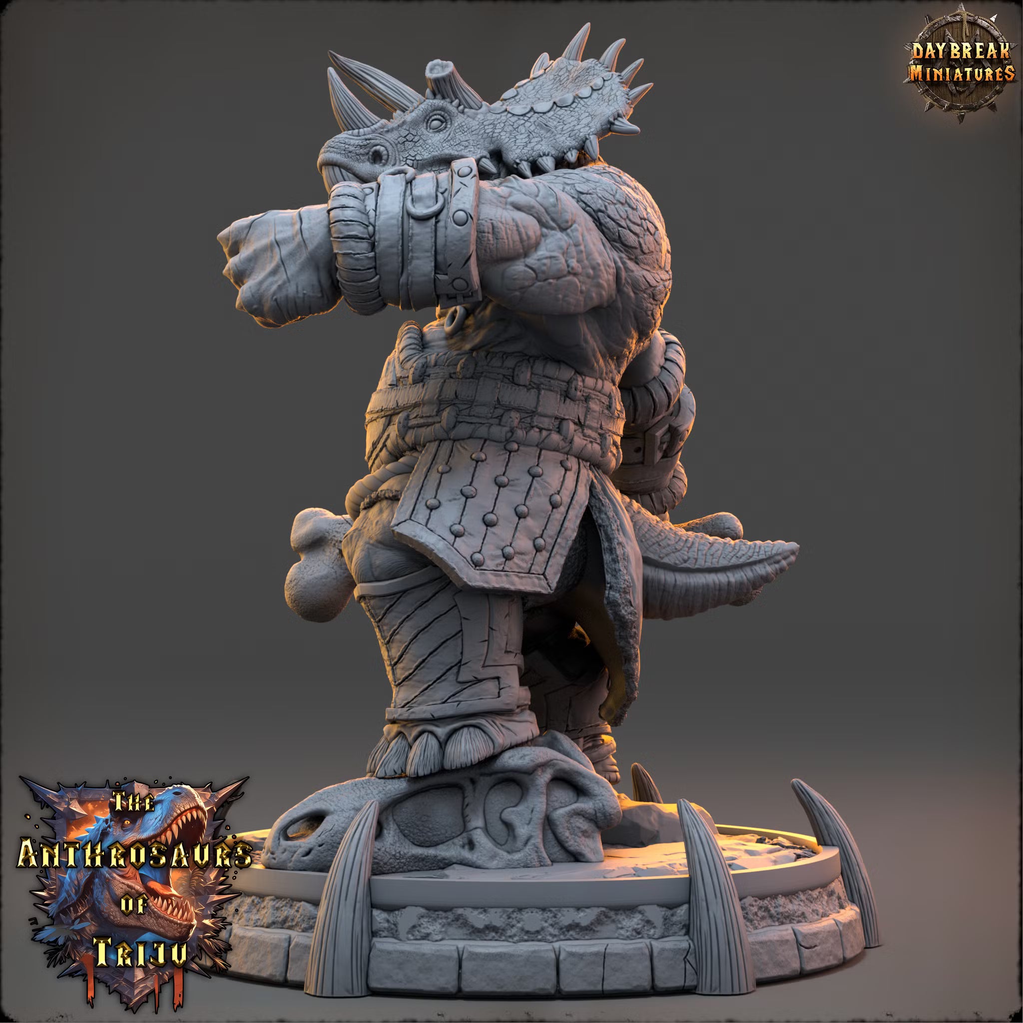 The Anthrosaurs of Triju - Davooz Triper - Daybreak Miniatures — official view 2