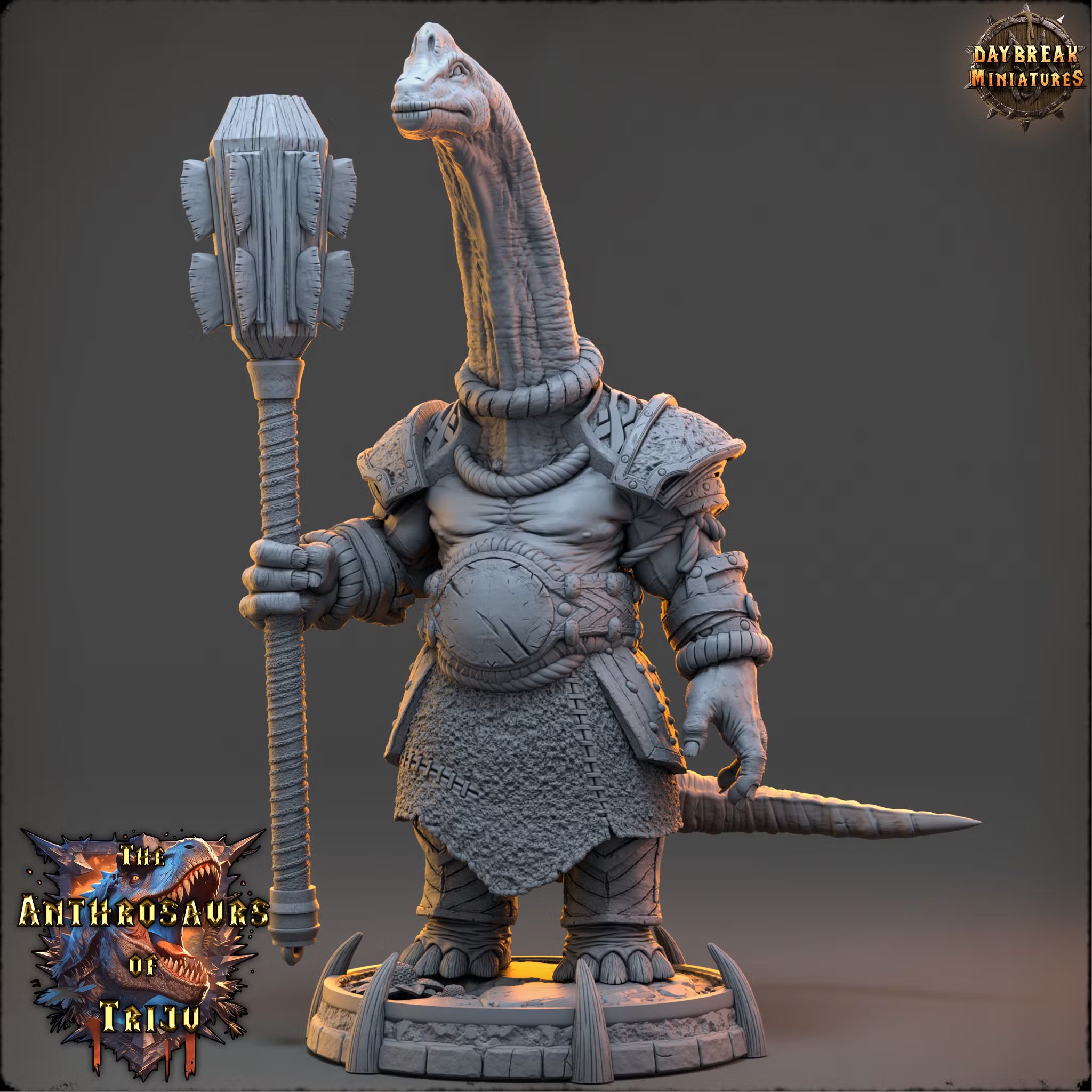 The Anthrosaurs of Triju - Jogo Bracco - Daybreak Miniatures — official view 1