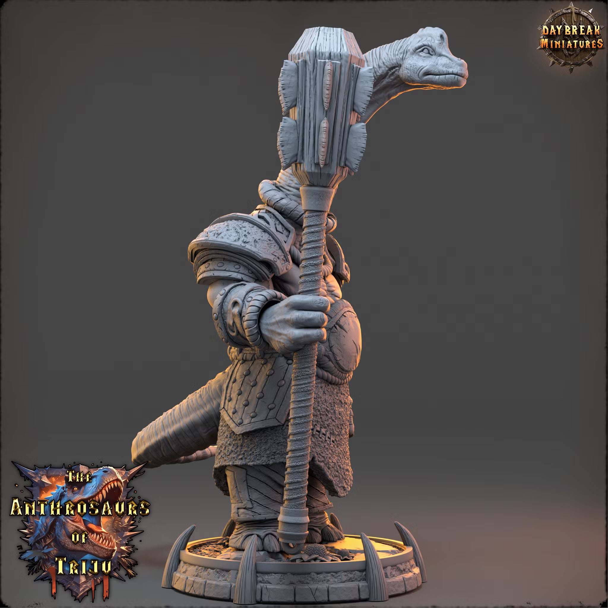 The Anthrosaurs of Triju - Jogo Bracco - Daybreak Miniatures — official view 2