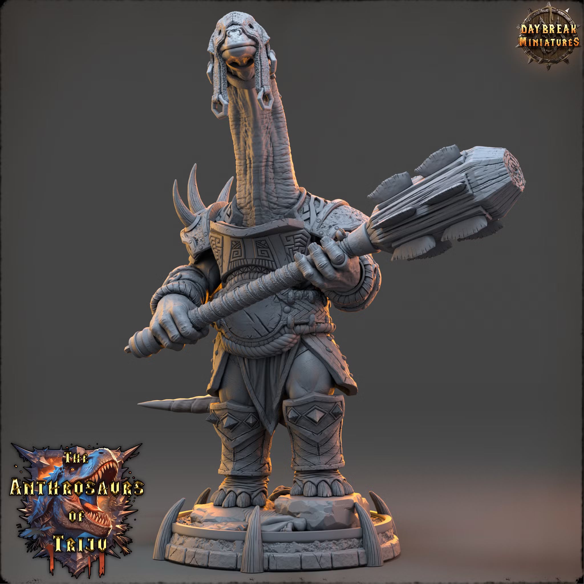 The Anthrosaurs of Triju - Sebul Bracco - Daybreak Miniatures — official view 1