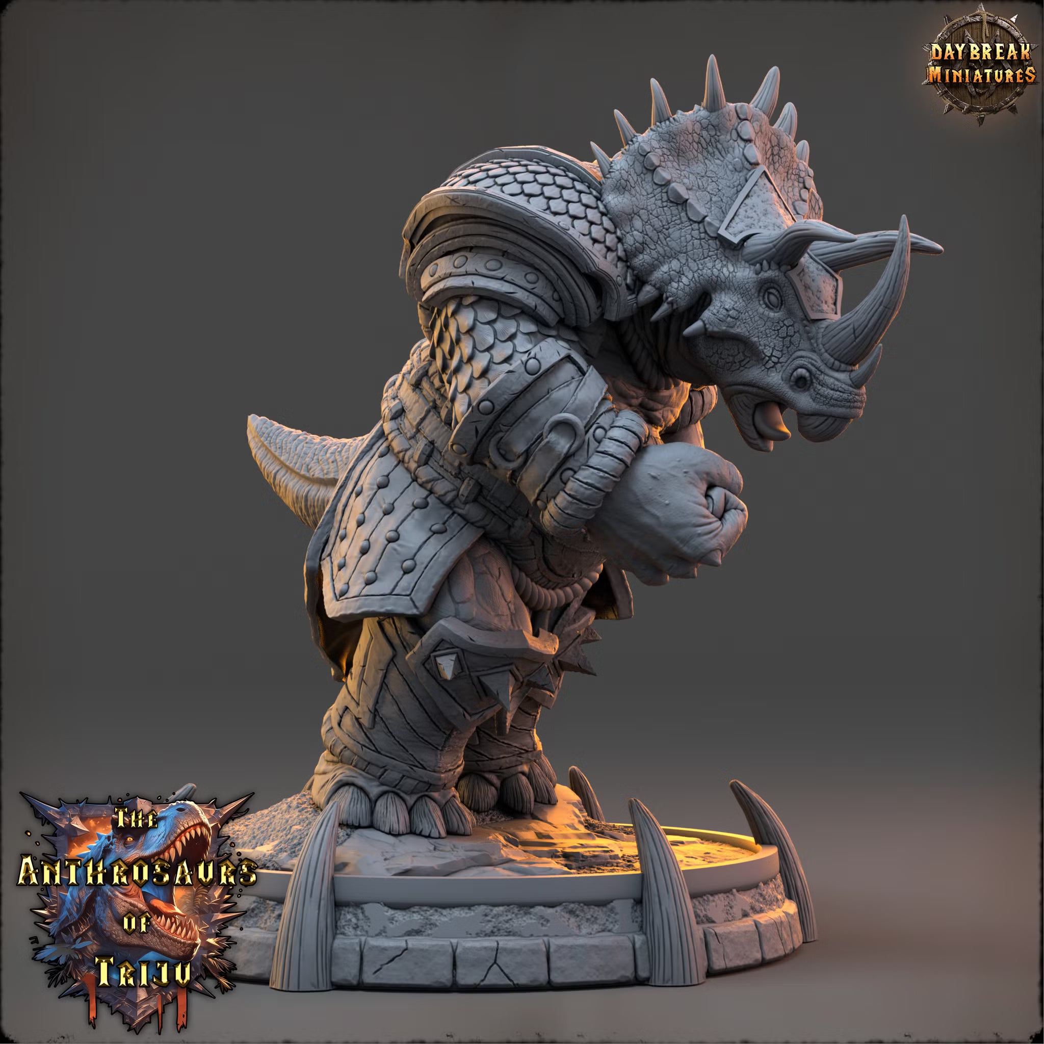 The Anthrosaurs of Triju - Zuund Freke - Daybreak Miniatures — official view 2