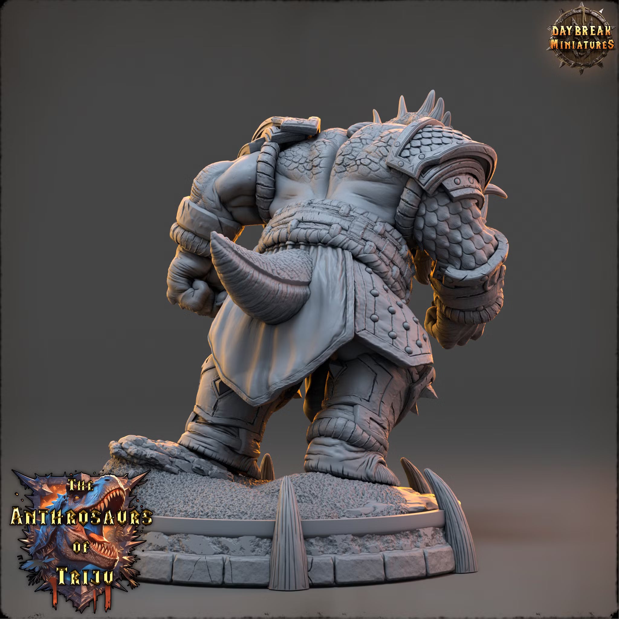 The Anthrosaurs of Triju - Zuund Freke - Daybreak Miniatures — official view 3