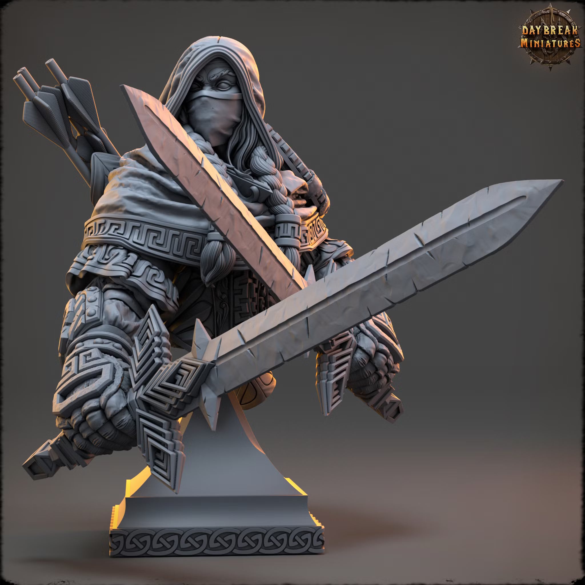 The Tribe of the Fallen Flame - Goslana Shadowslash - Bust - Daybreak Miniatures — official view 1