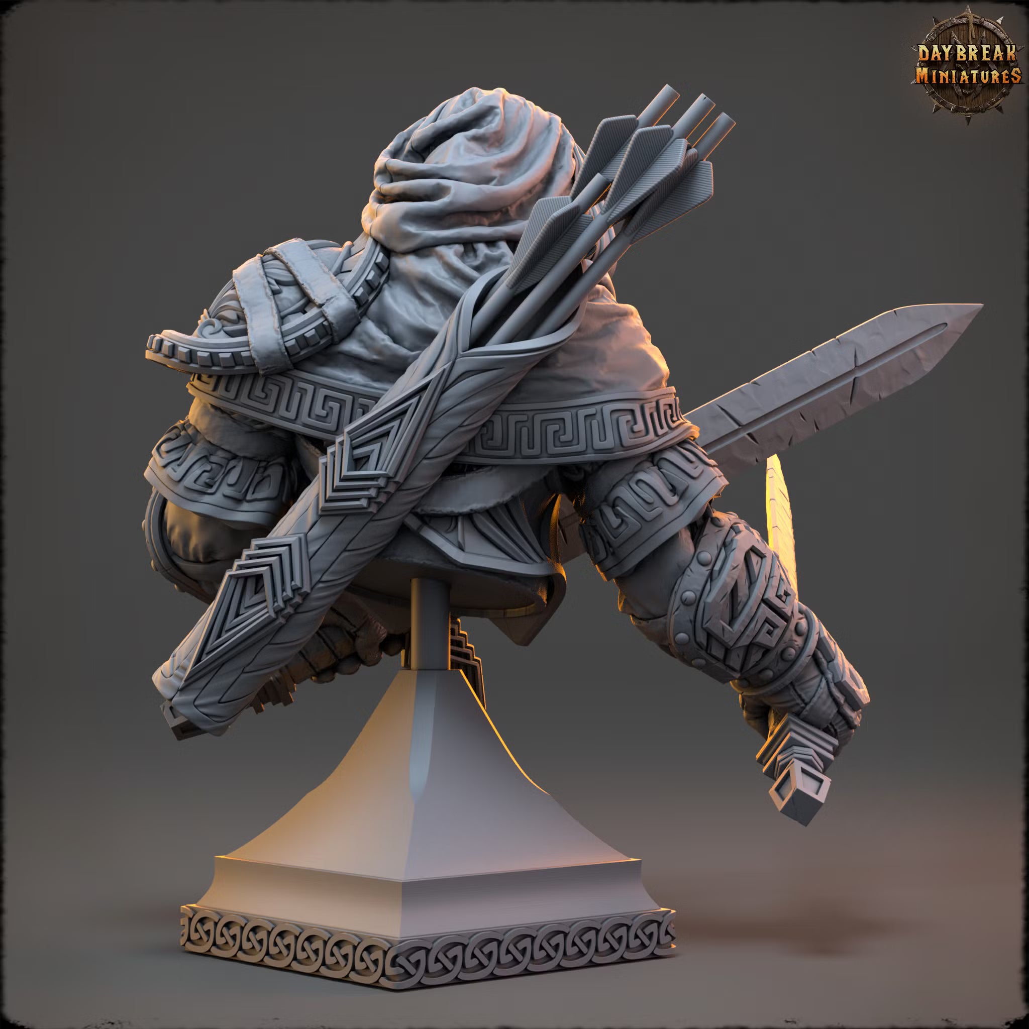 The Tribe of the Fallen Flame - Goslana Shadowslash - Bust - Daybreak Miniatures — official view 3
