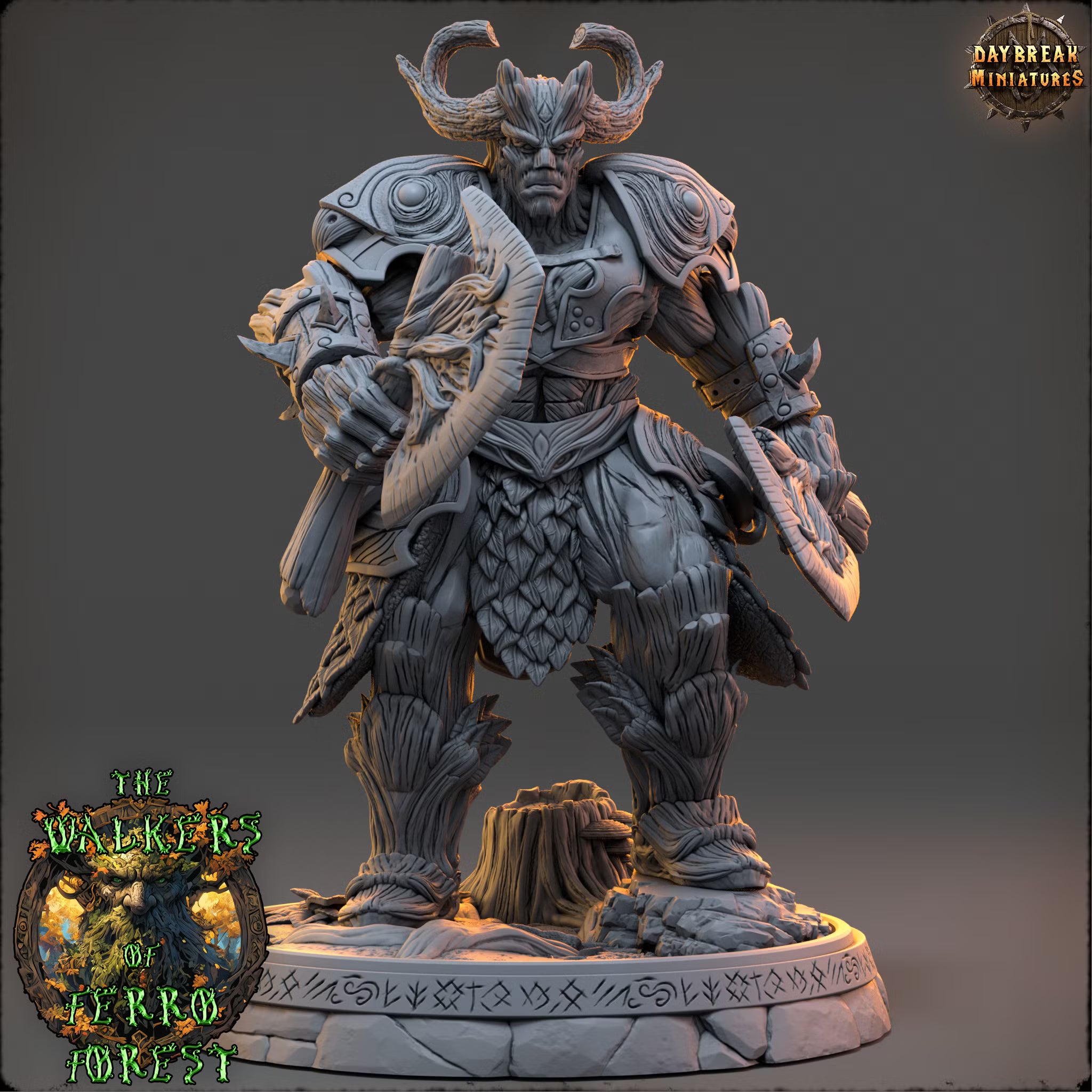 The Walkers of Ferro Forest - Kelmaris Veydren - Daybreak Miniatures — official view 1