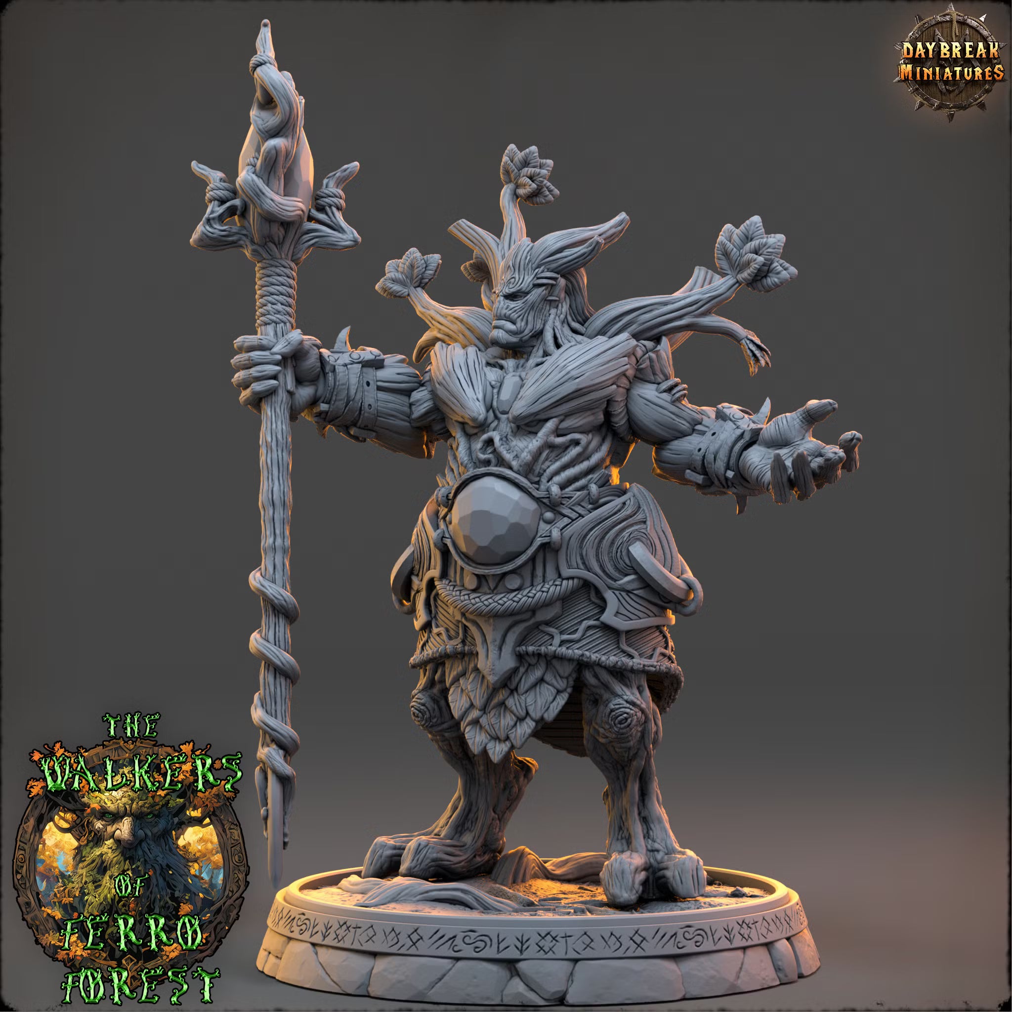The Walkers of Ferro Forest - Master Solrath Nyxwither - Daybreak Miniatures — official view 1