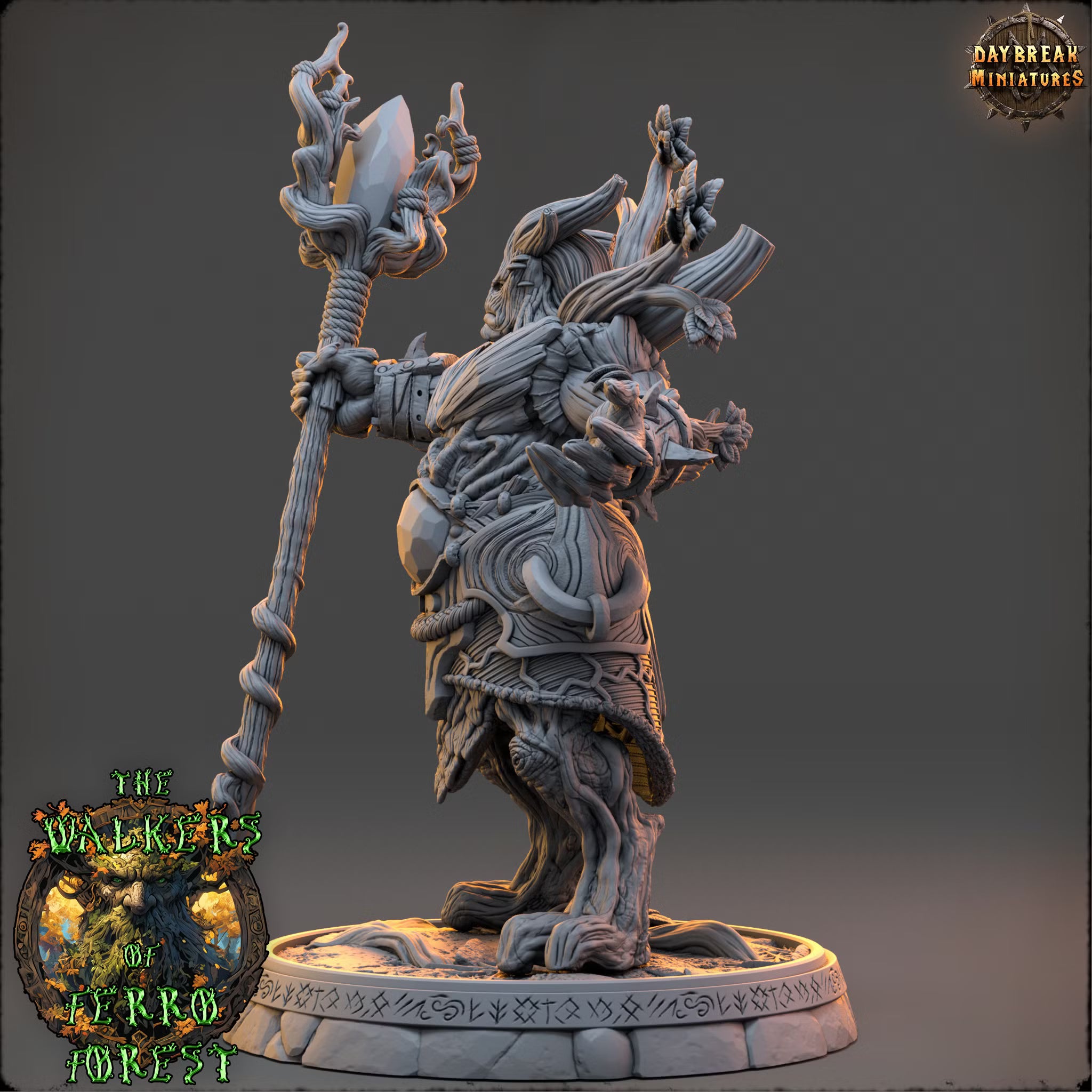 The Walkers of Ferro Forest - Master Solrath Nyxwither - Daybreak Miniatures — official view 2