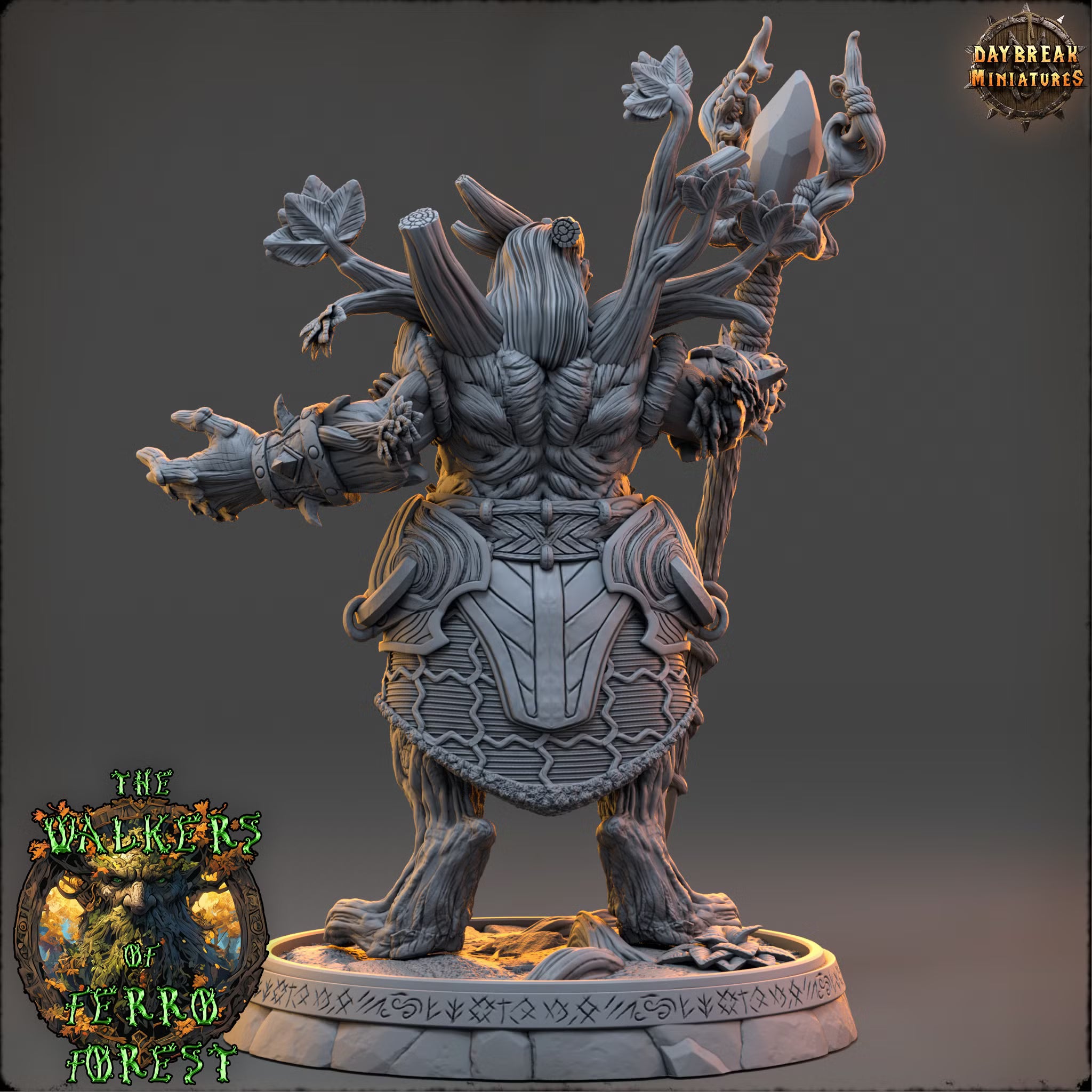 The Walkers of Ferro Forest - Master Solrath Nyxwither - Daybreak Miniatures — official view 3