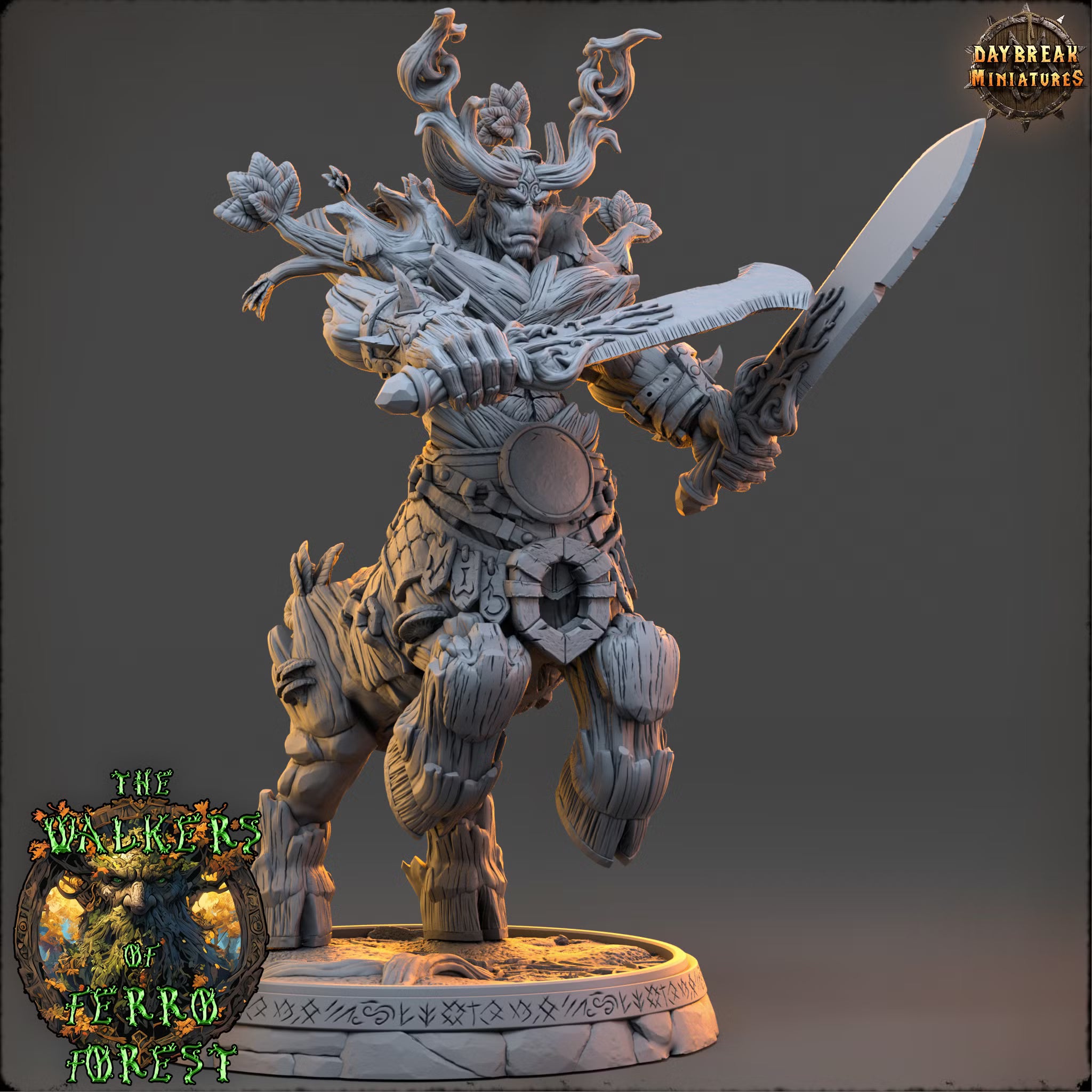 The Walkers of Ferro Forest - Ritter Iskren Vorynth - Daybreak Miniatures — official view 1