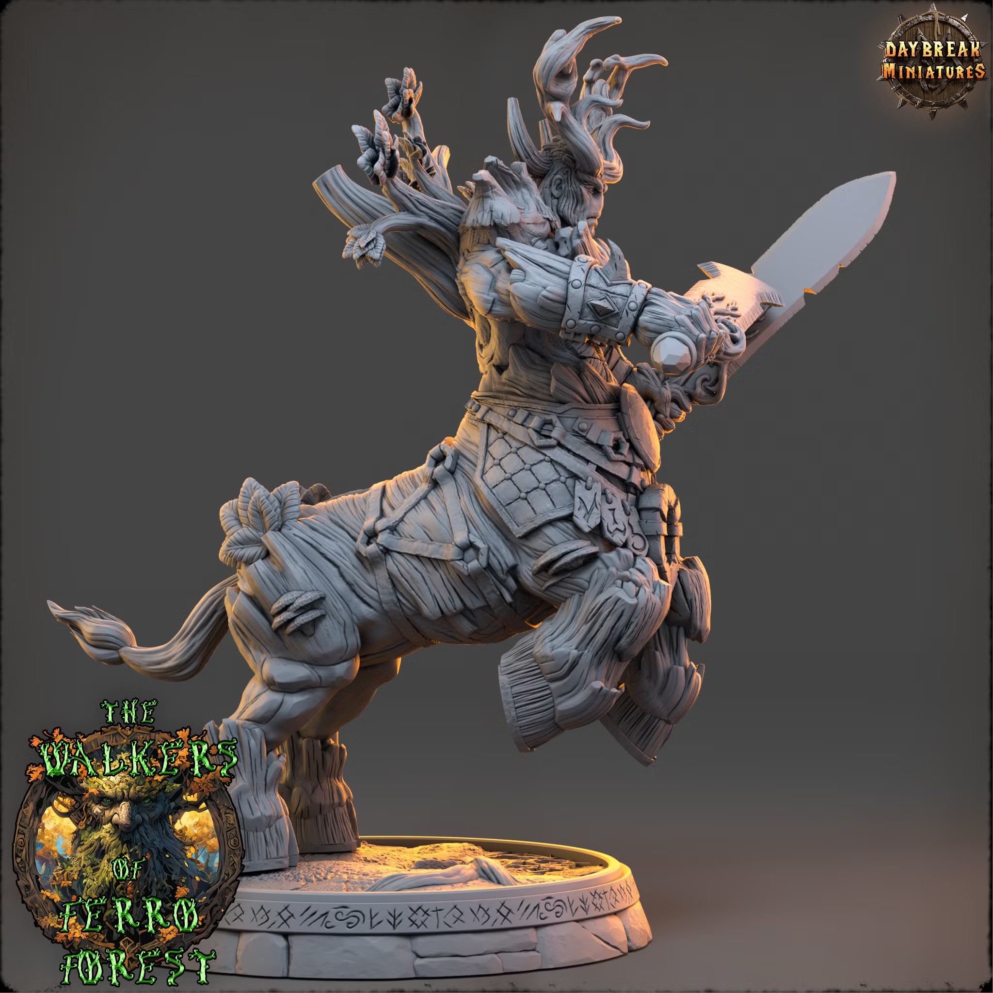 The Walkers of Ferro Forest - Ritter Iskren Vorynth - Daybreak Miniatures — official view 2